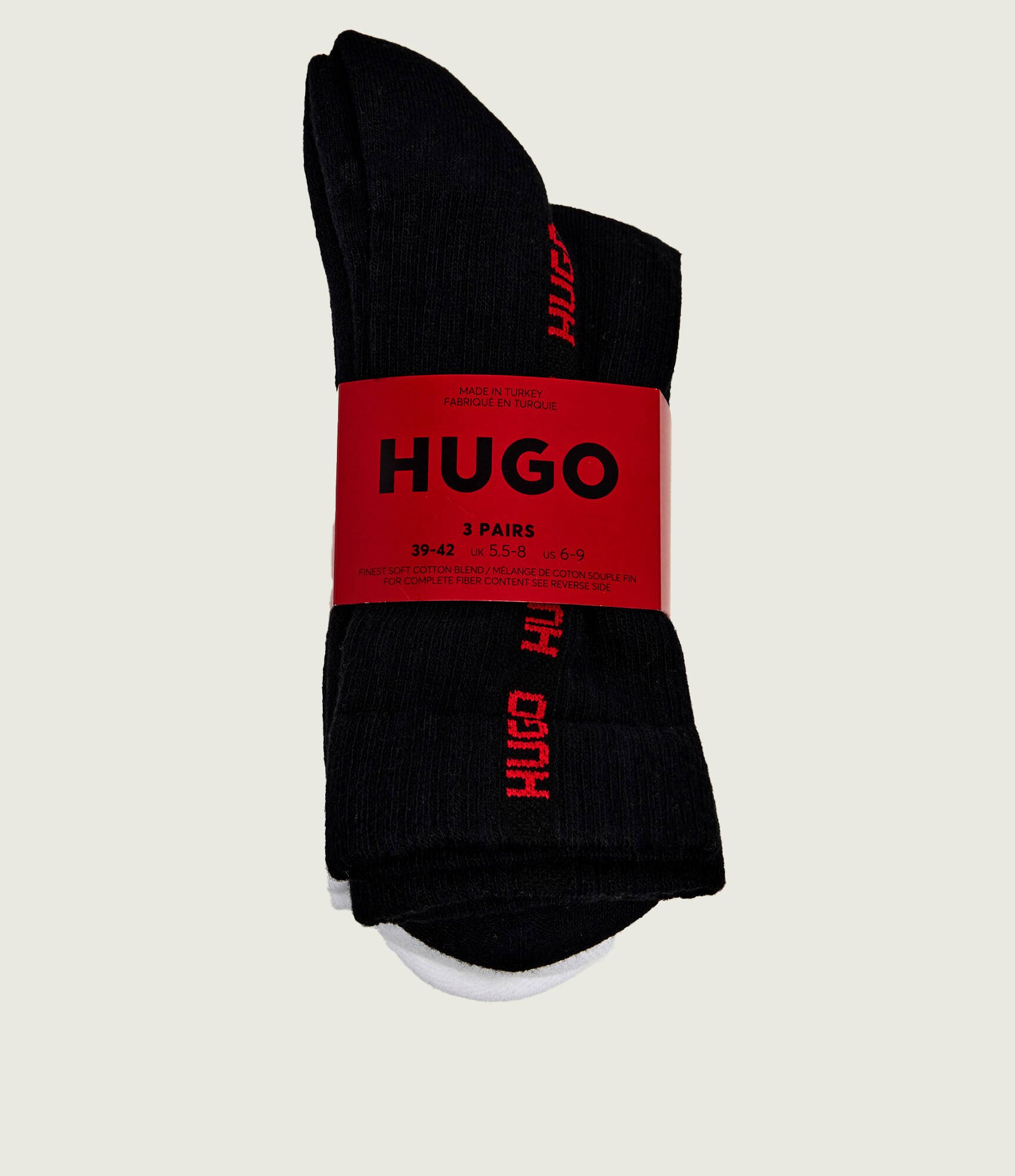 Hugo Bodywear Șosete 3-pack 3P QS SIDE TAPE CC