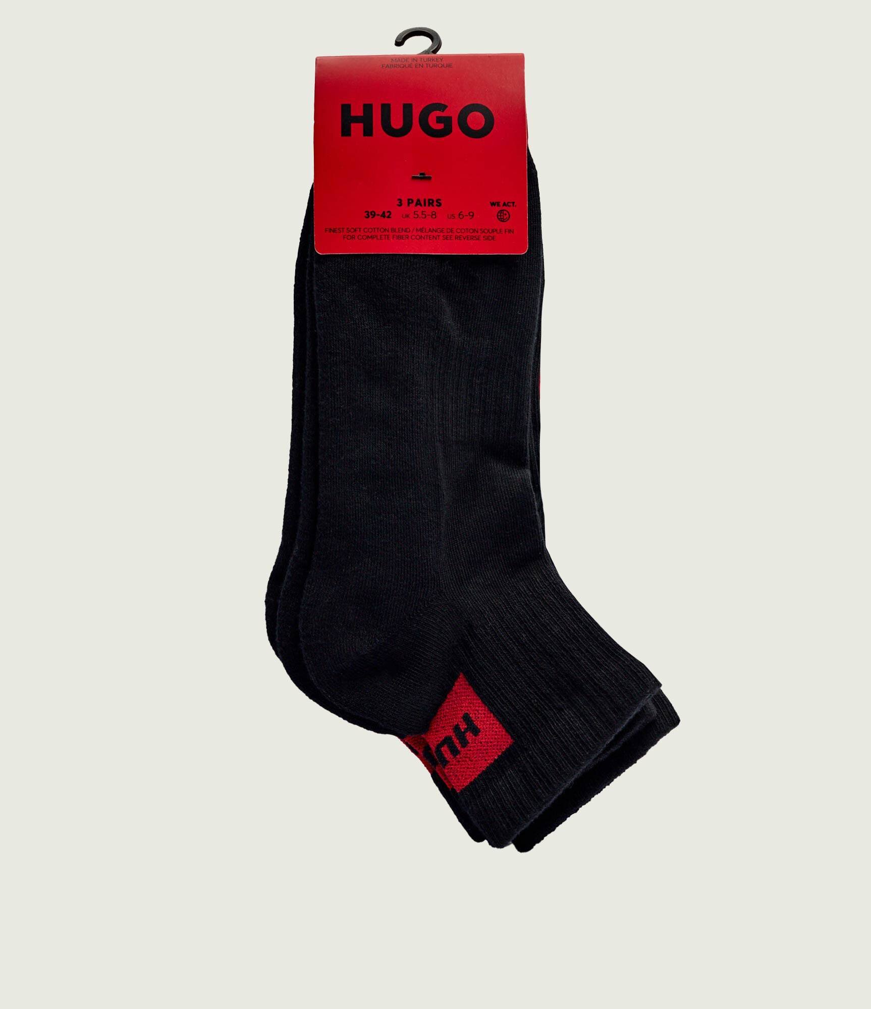 Hugo Bodywear Șosete 3-pack 3P SH RIB LABEL CC