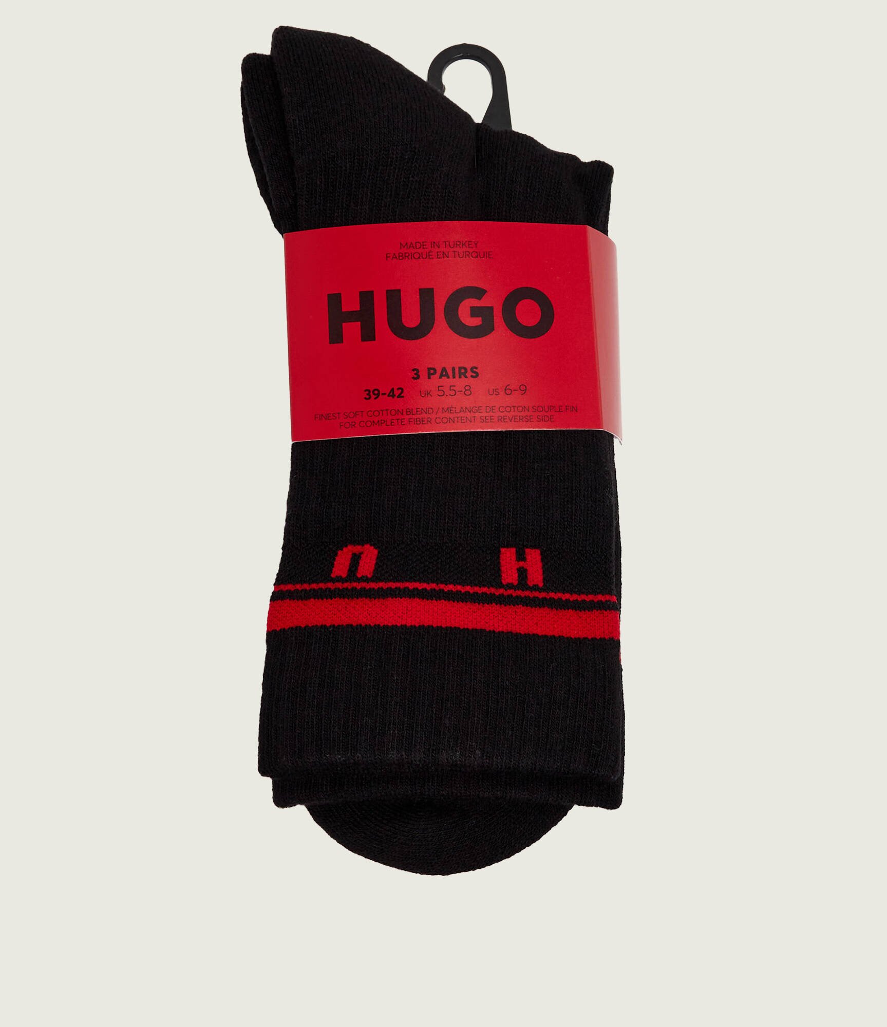 Hugo Bodywear Șosete 3-pack Qs Rib Spaced Md