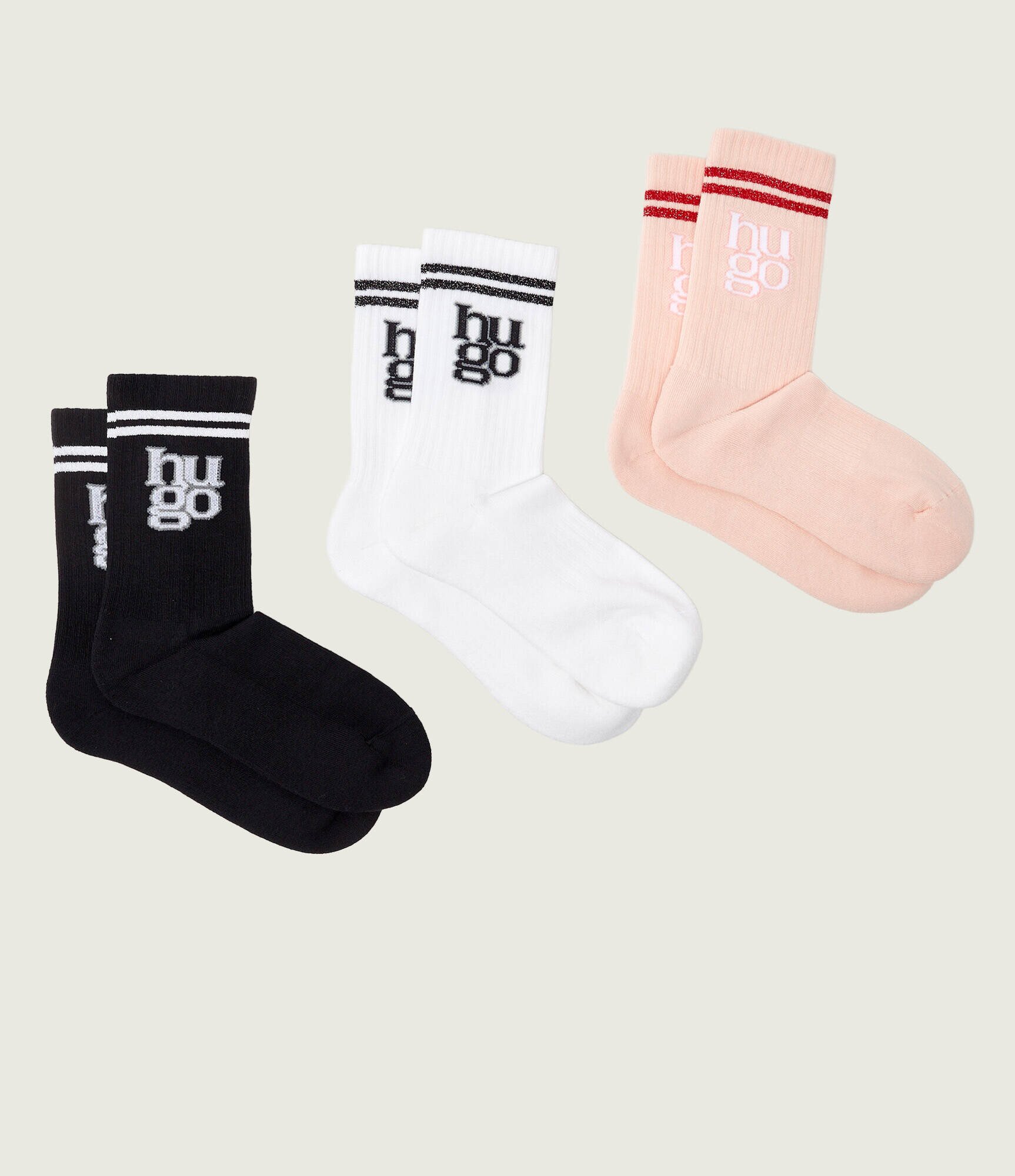 Hugo Bodywear Șosete 3-pack QS SPORTYLOG CC