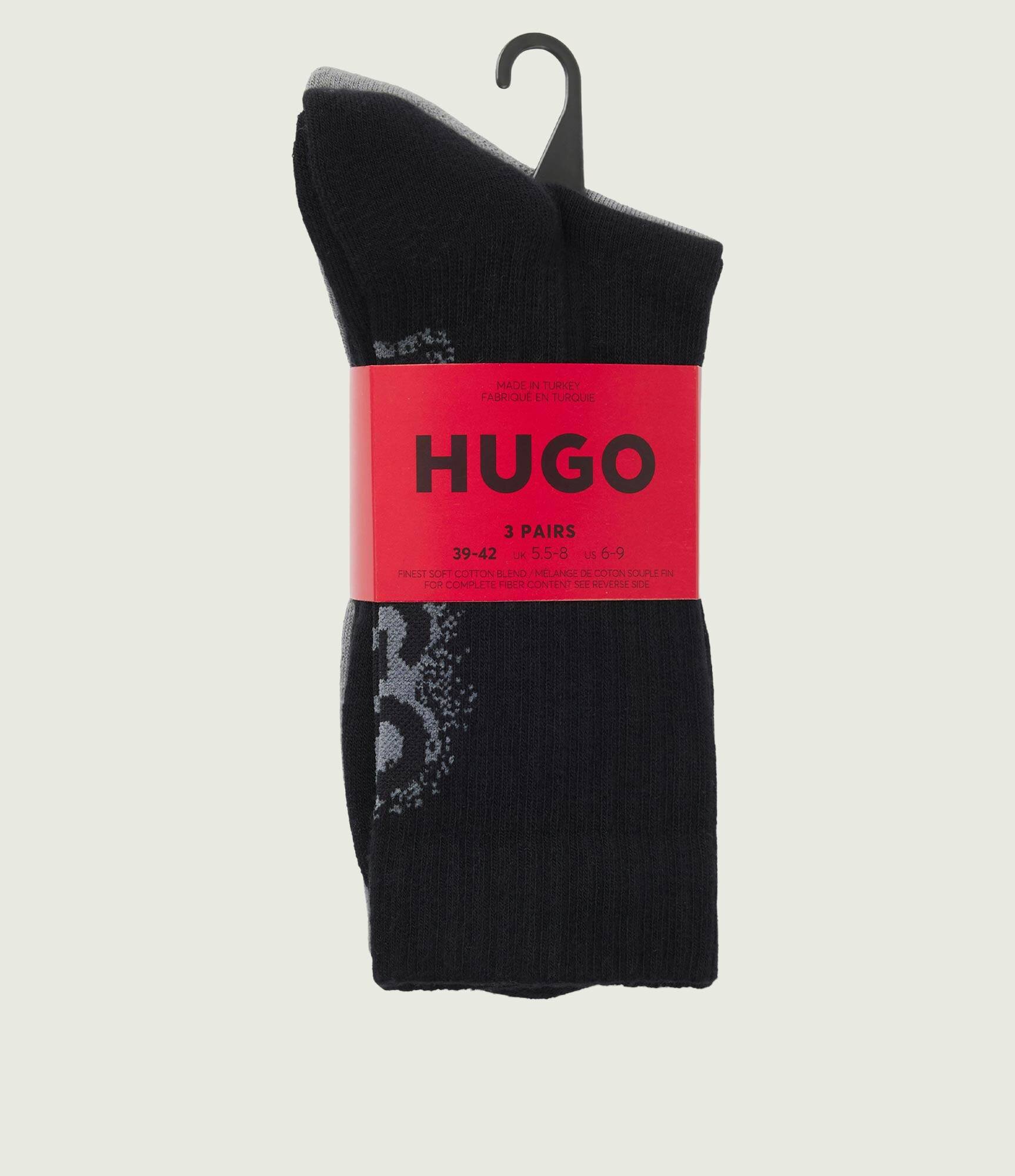 Hugo Bodywear Șosete 3-pack SPRAY LOGO CC