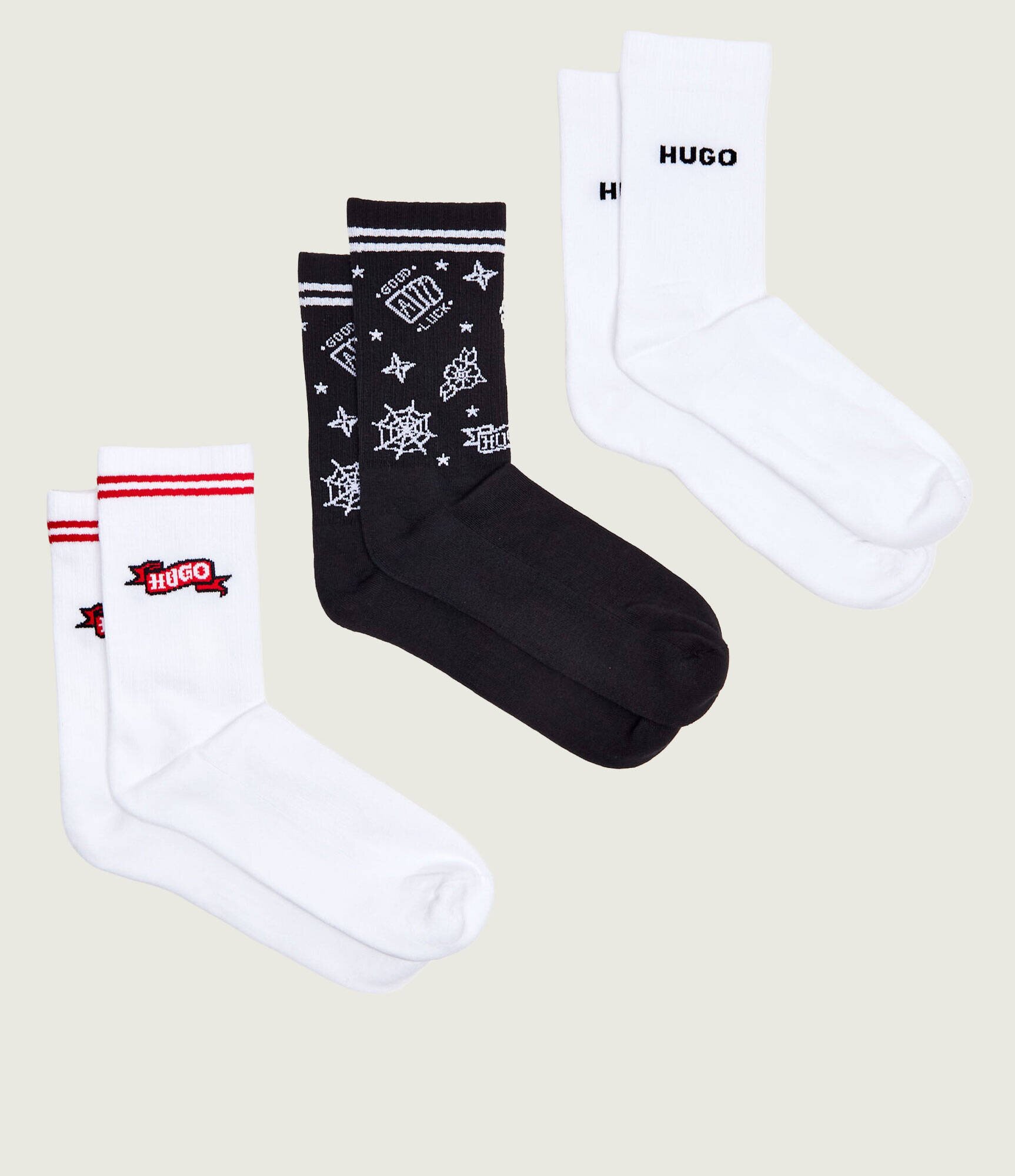 Hugo Bodywear Șosete 3-pack TATTOO