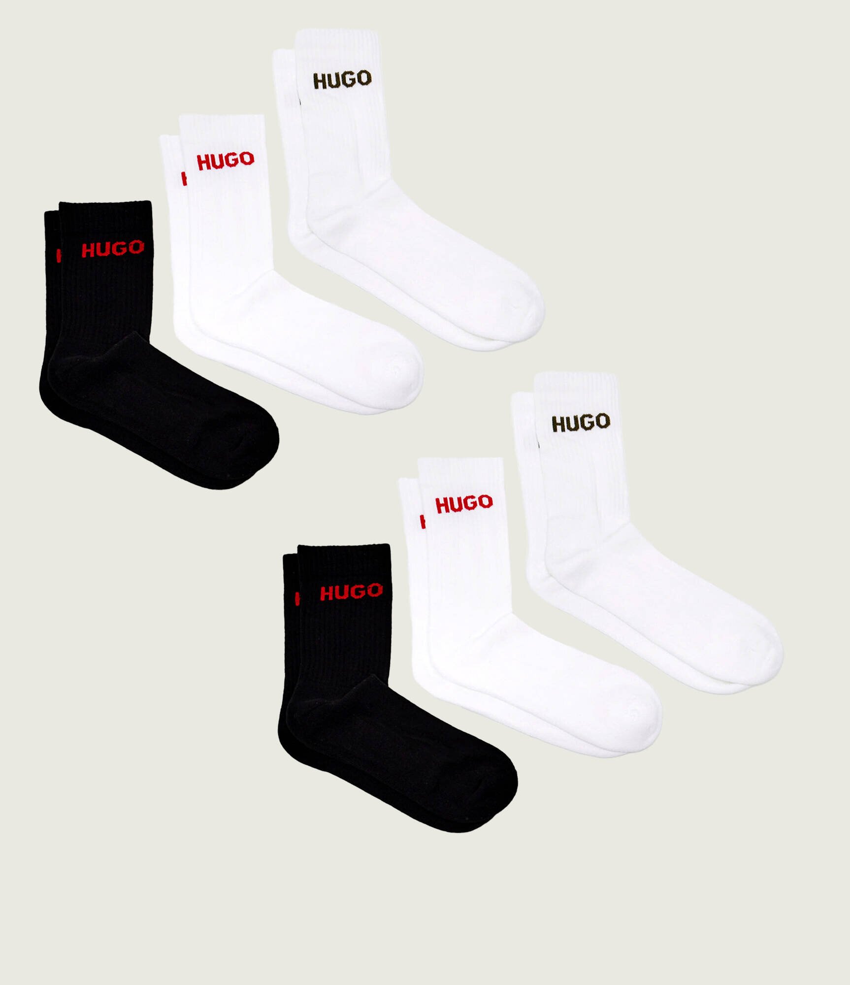 Hugo Bodywear Șosete 6-pack QS RIB LOGO CC