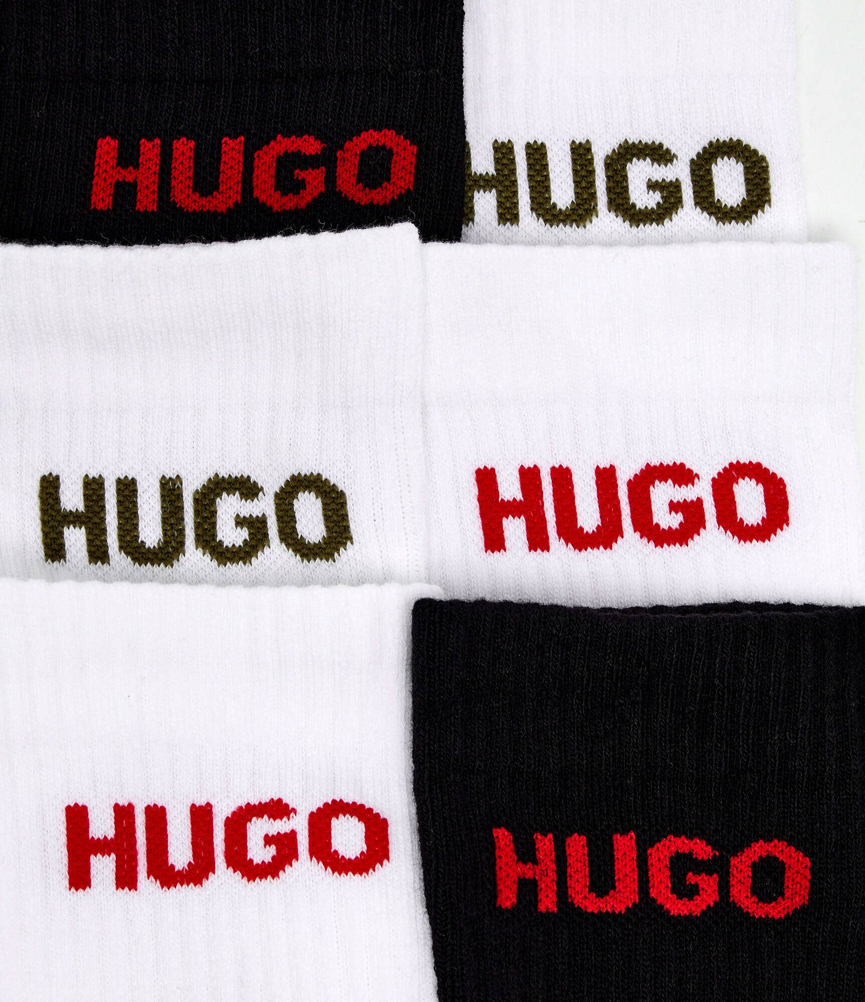 Hugo Bodywear Șosete 6-pack QS RIB LOGO CC