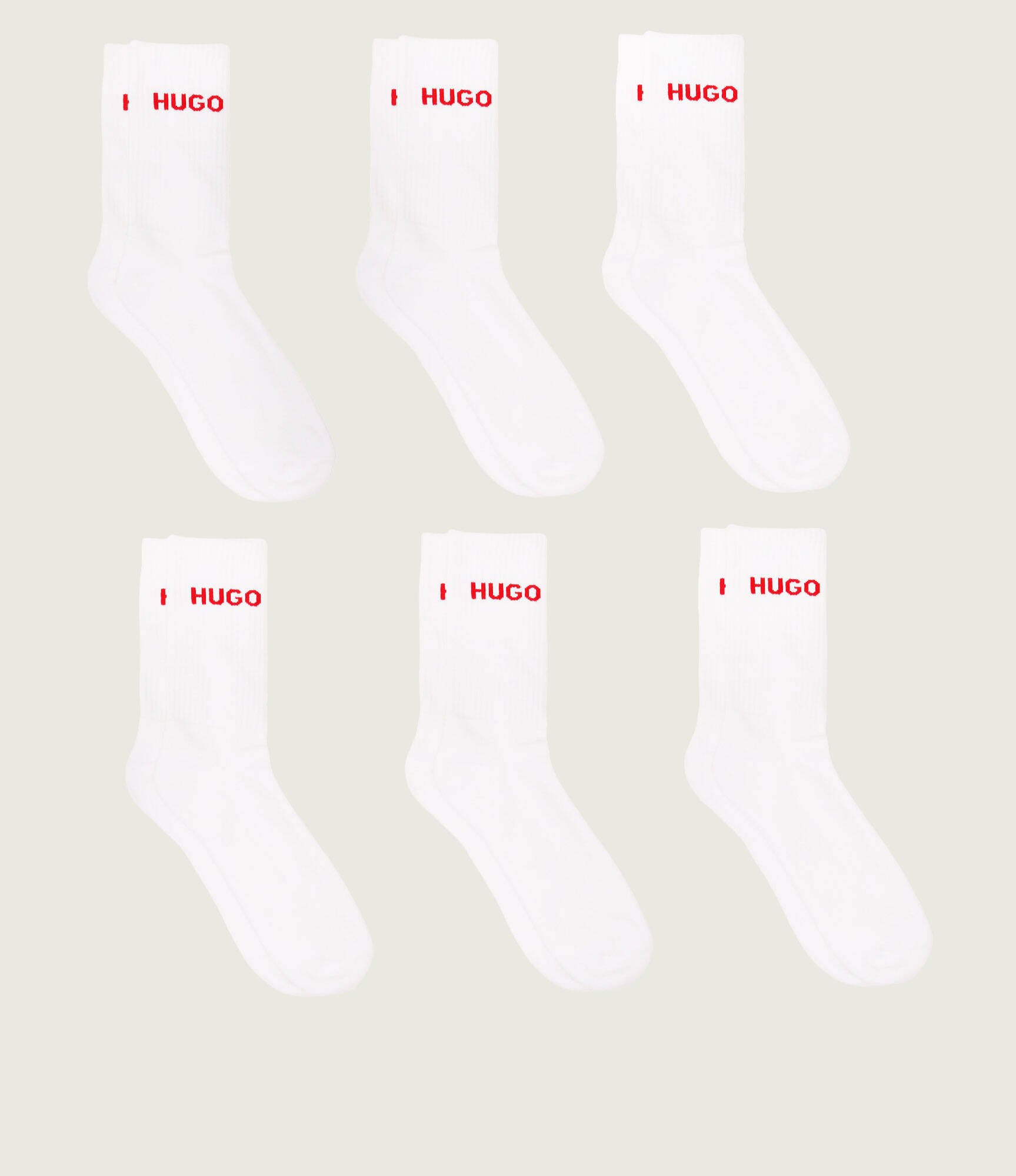 Hugo Bodywear Șosete 6-pack RIB LOGO