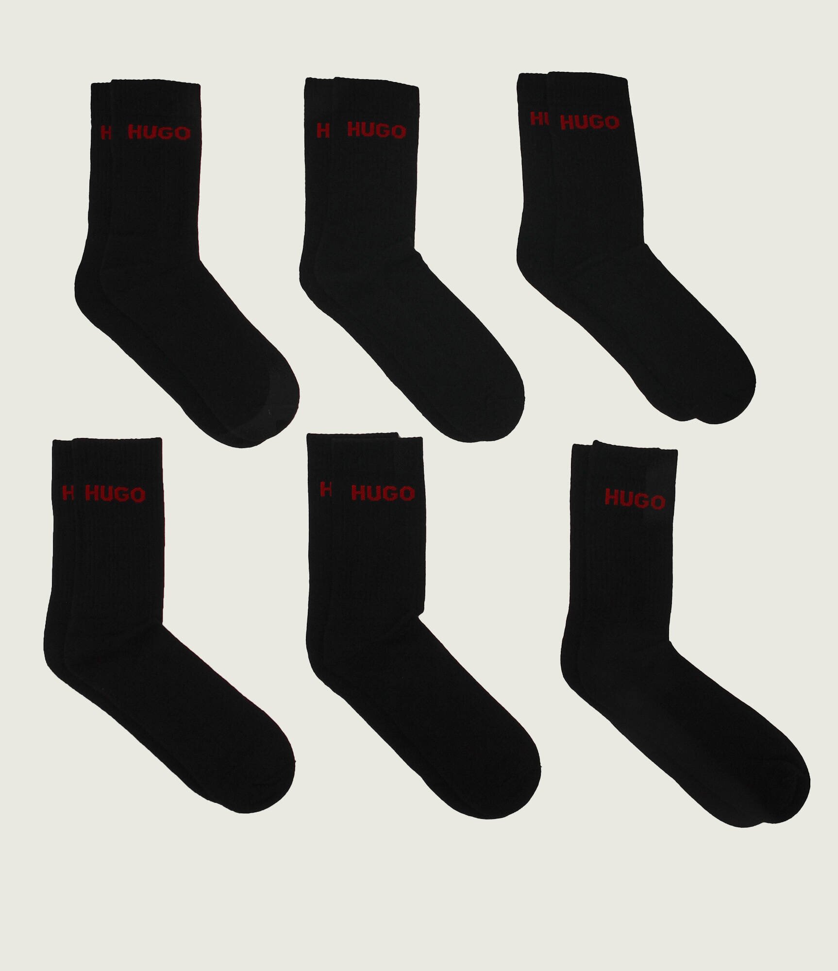 Hugo Bodywear Șosete 6-pack RIB LOGO