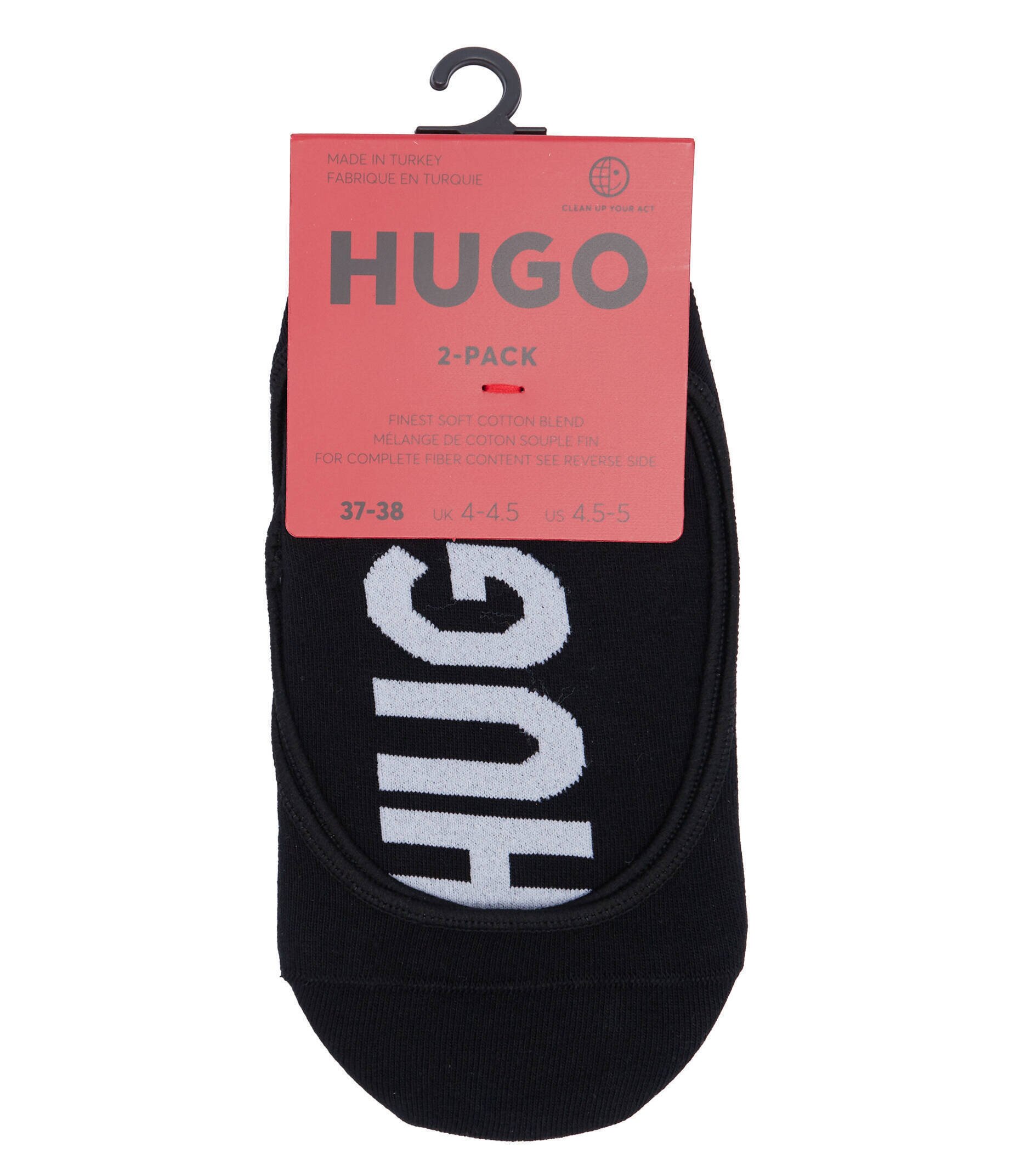 Hugo Bodywear Șosete/tălpici 2-pack INVISIBLE