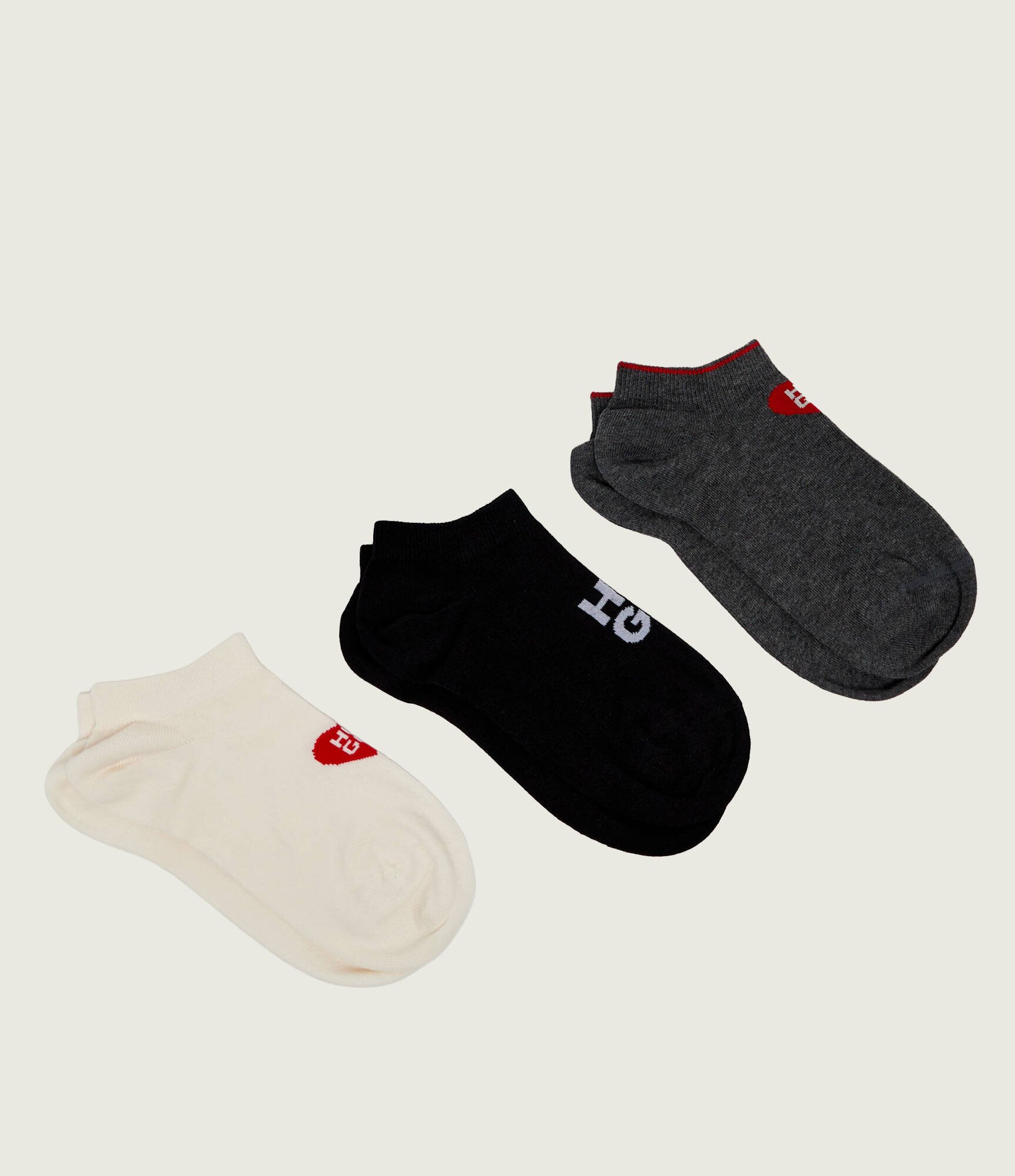 Hugo Bodywear Șosete/tălpici 3 pack AS Heart Logo CC