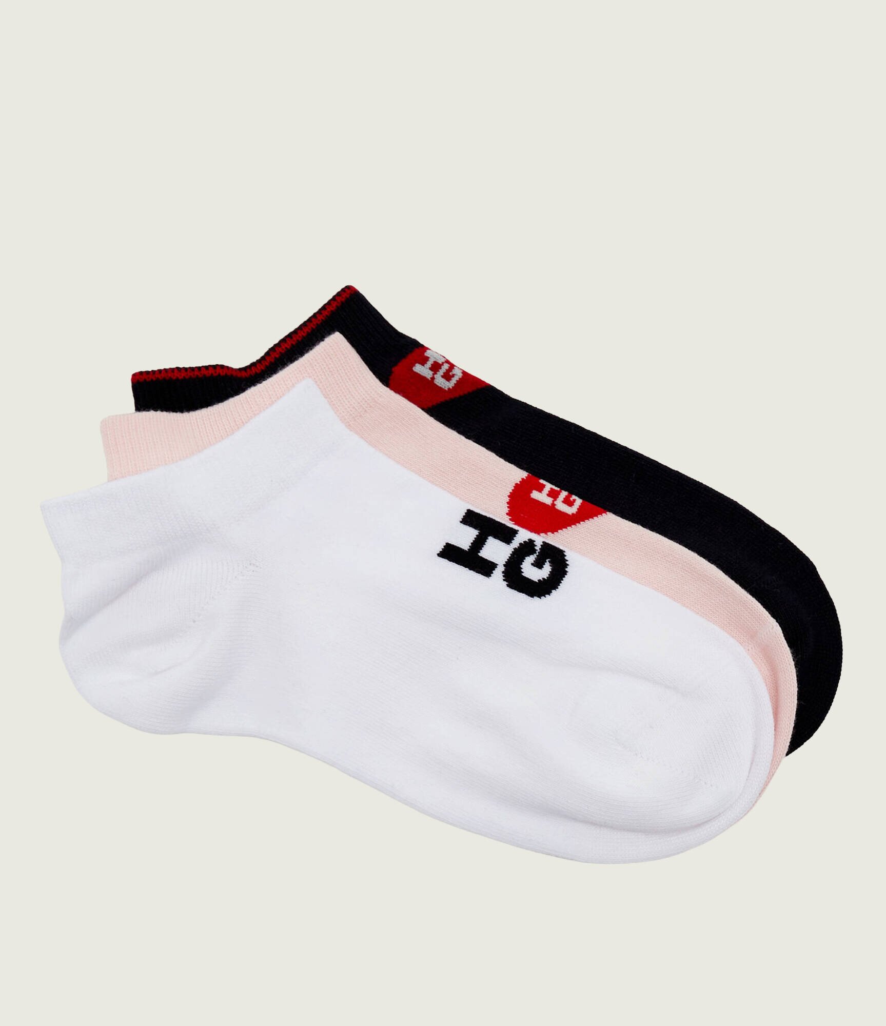 Hugo Bodywear Șosete/tălpici 3 pack AS Heart Logo CC
