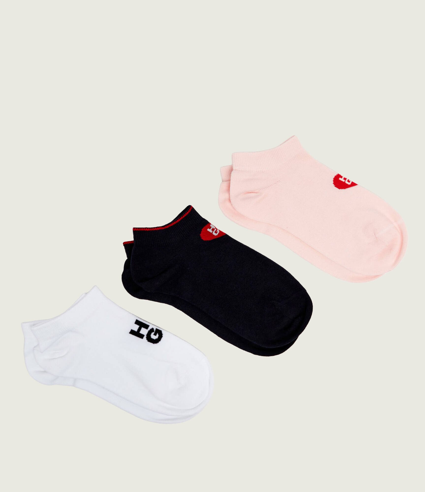 Hugo Bodywear Șosete/tălpici 3 pack AS Heart Logo CC