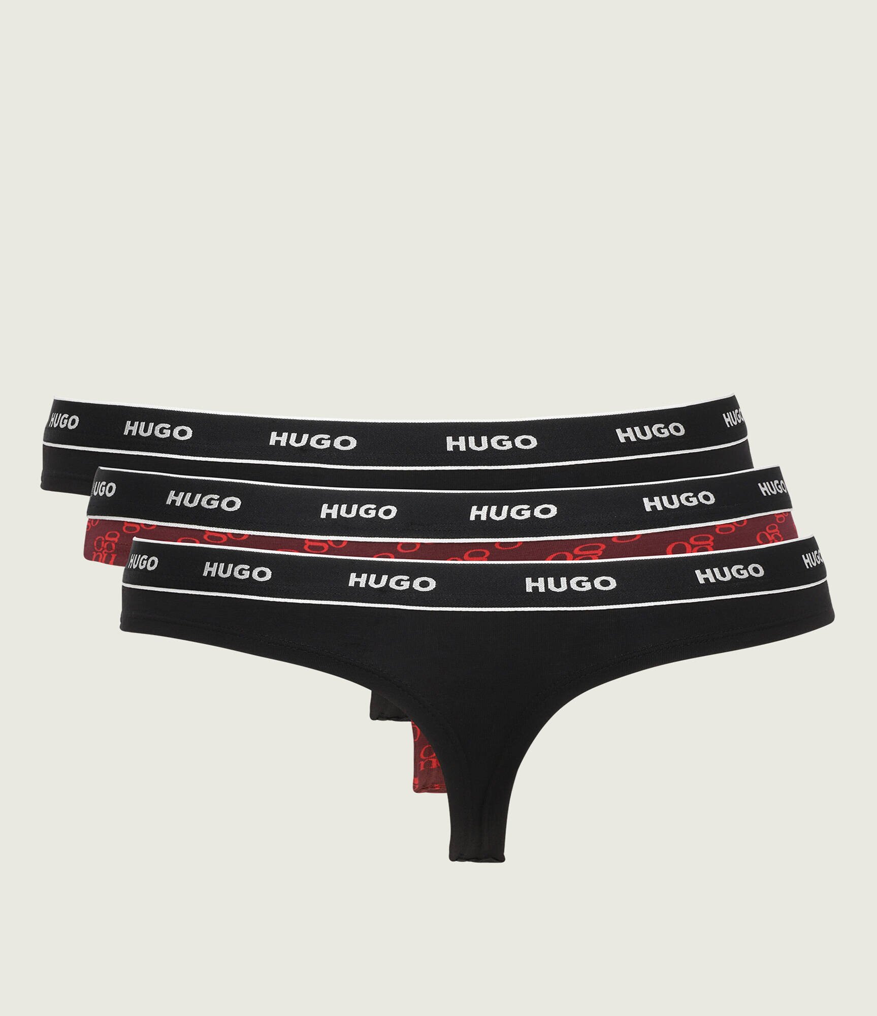 Hugo Bodywear Tanga 3-pack DESIGN