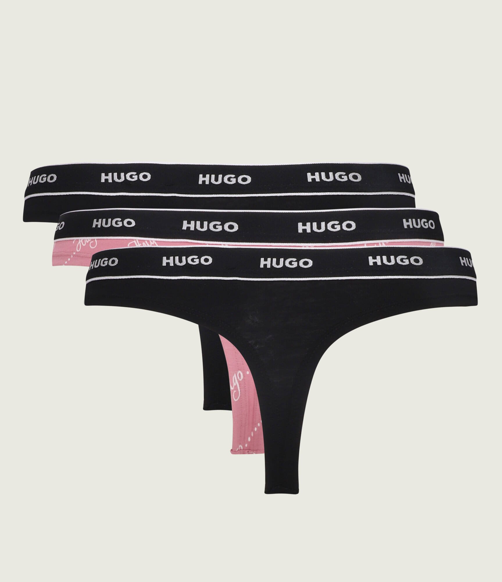 Hugo Bodywear Tanga 3-pack DESIGN