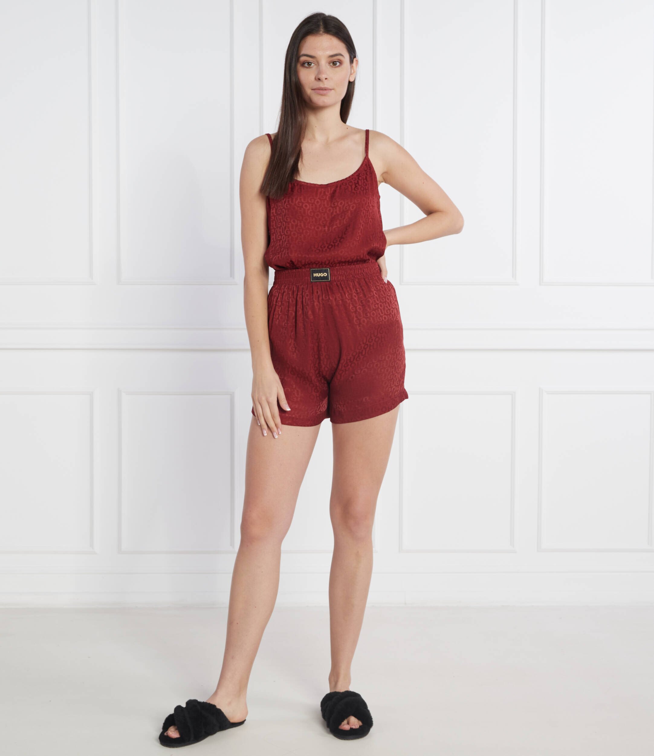 Hugo Bodywear Top de pijama SATINOIR | Regular Fit