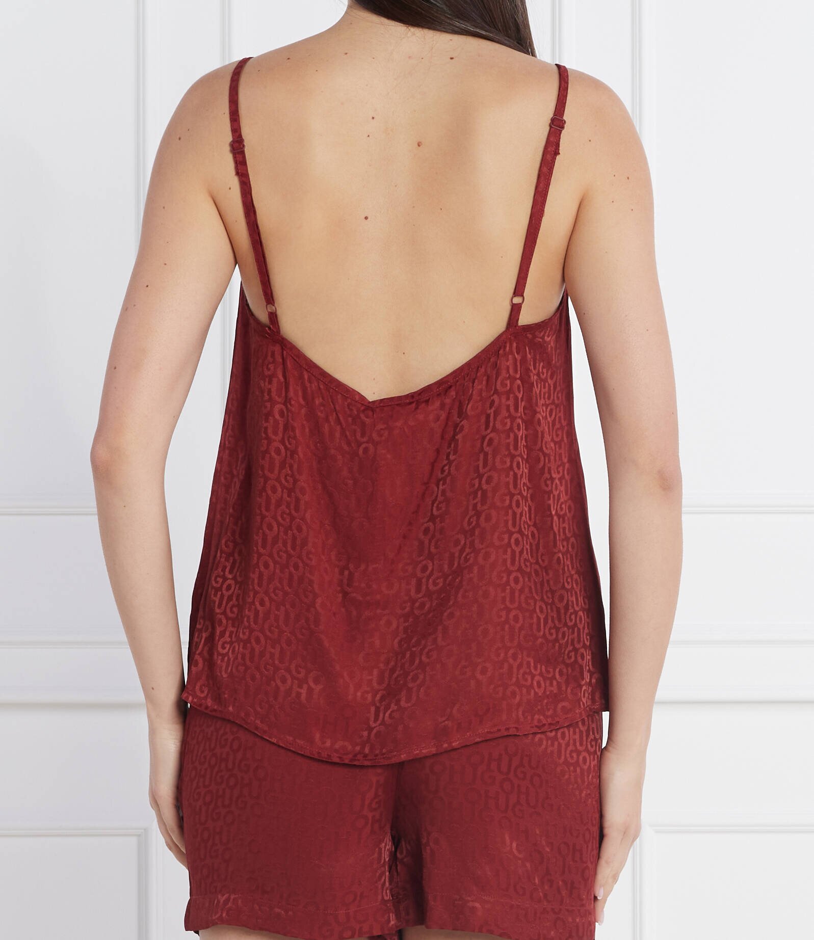 Hugo Bodywear Top de pijama SATINOIR | Regular Fit