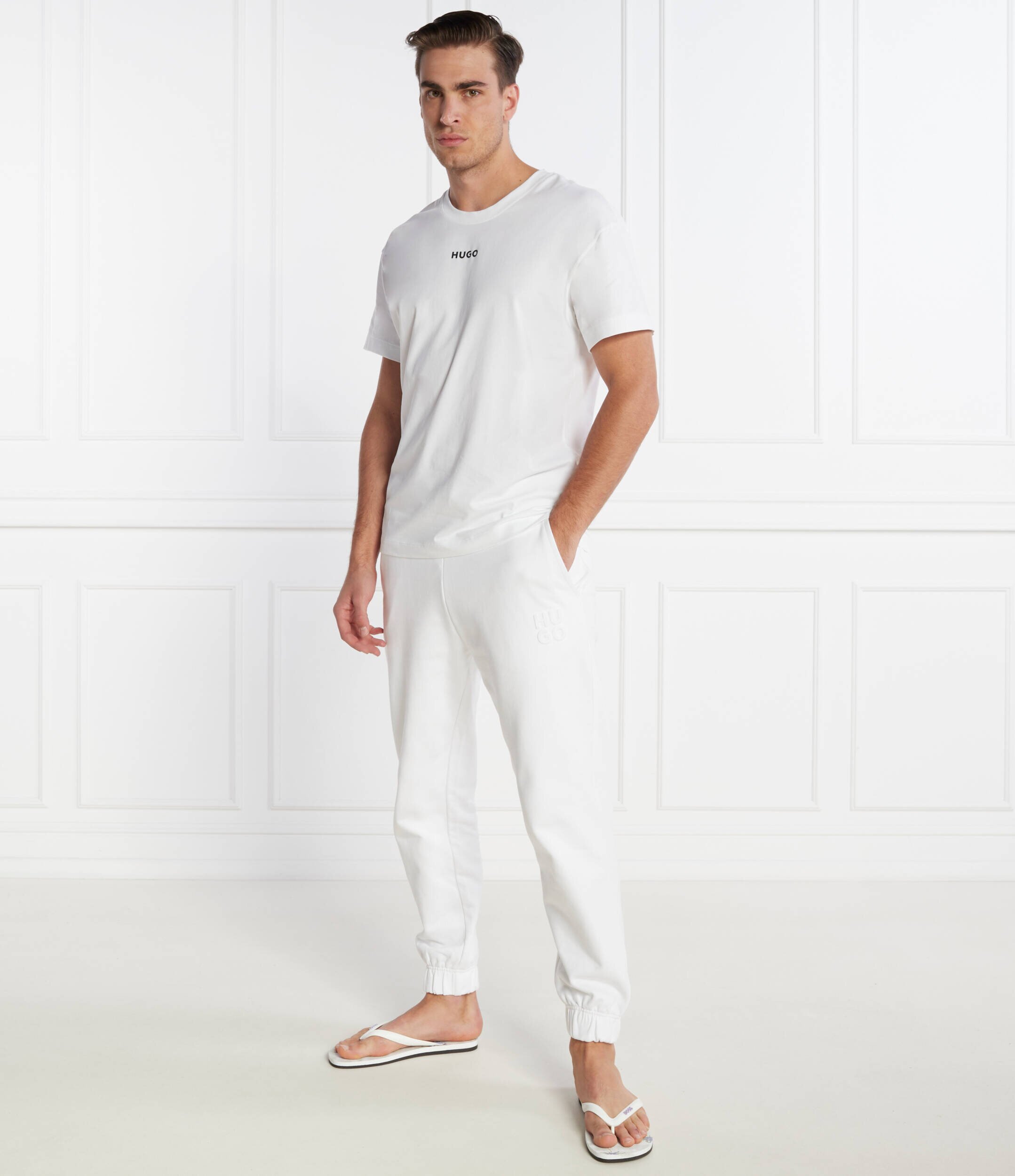 Hugo Bodywear Tricou Linked 10241810 02 | Slim Fit