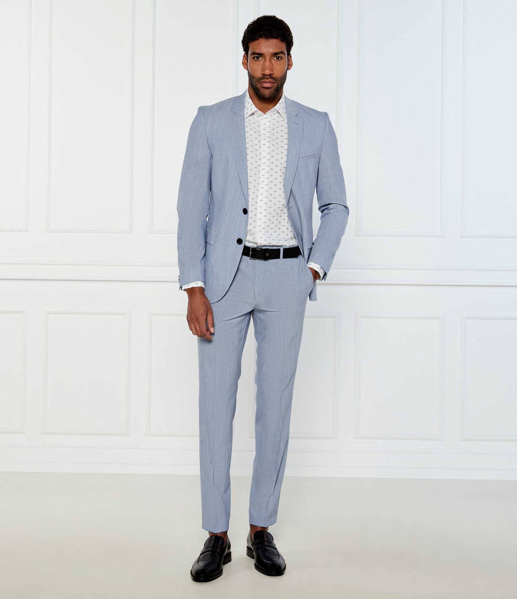 Hugo Cămașă Valerio | Modern fit | cu adaos de in