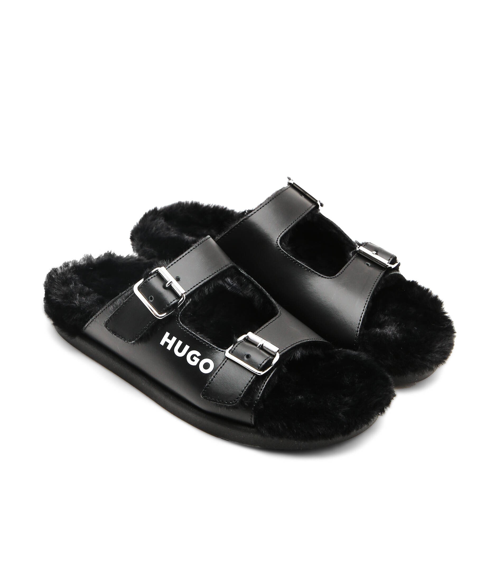Hugo Căptușite papuci de casă Jumble Buckle