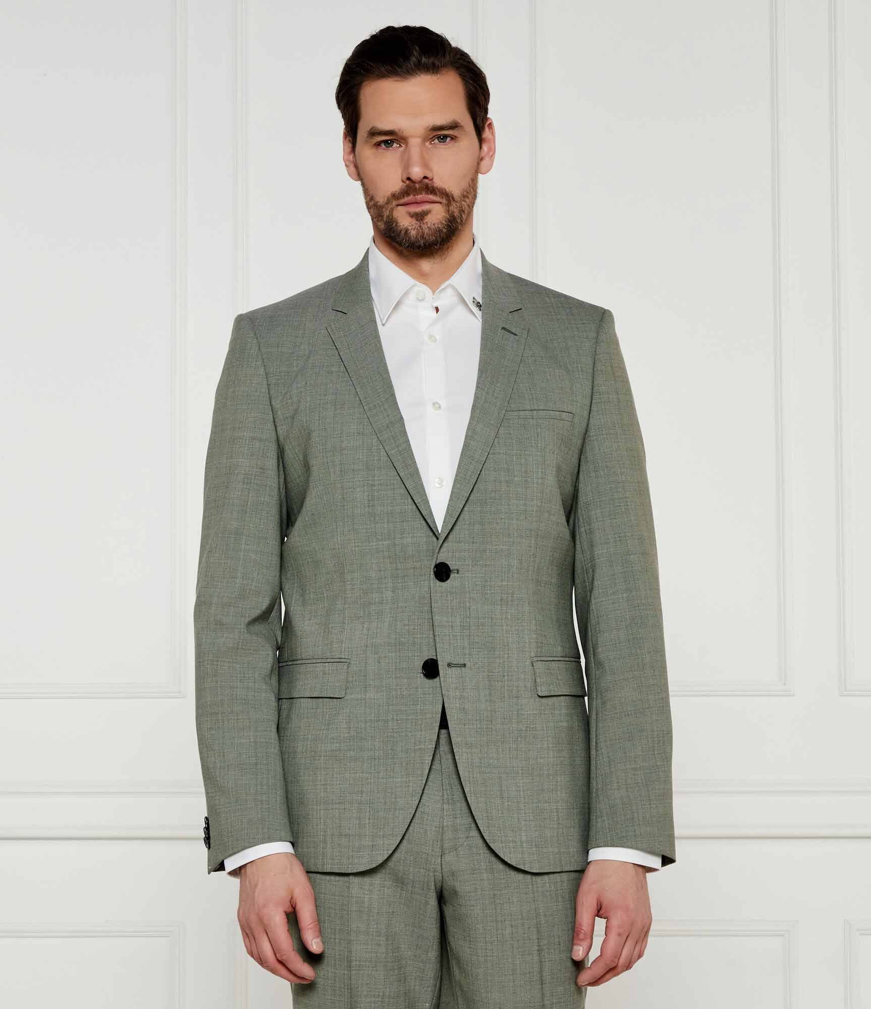 Hugo De lână costum Arti/Hesten232X | Extra slim fit