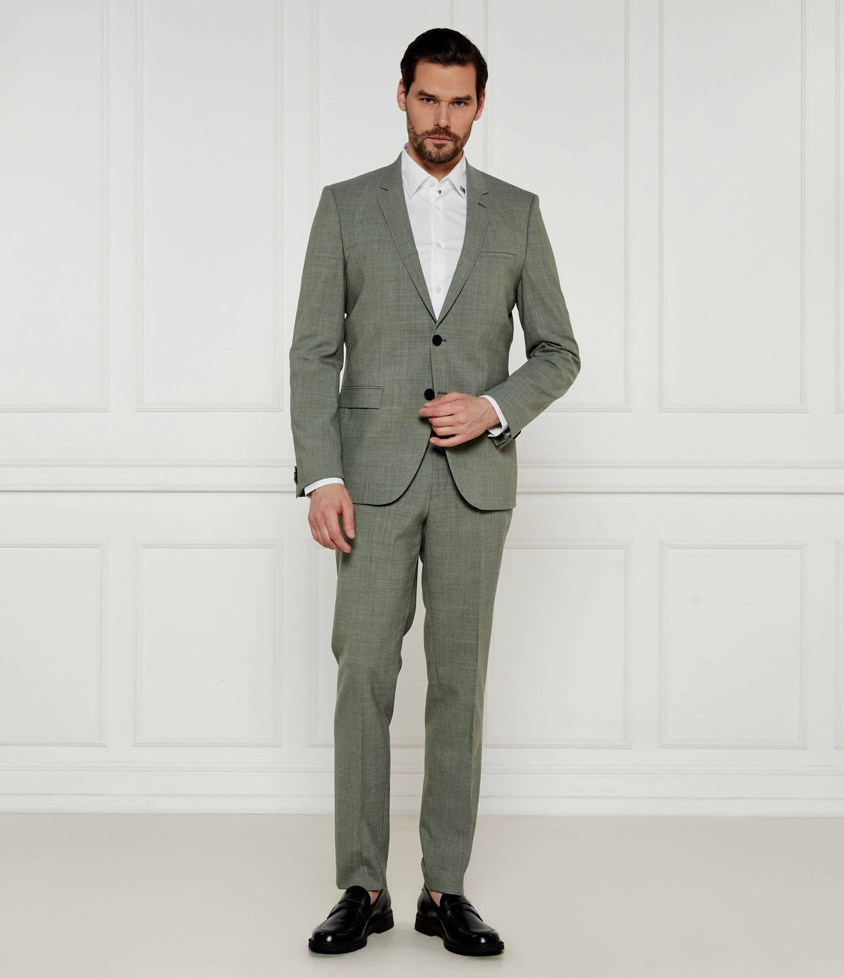 Hugo De lână costum Arti/Hesten232X | Extra slim fit