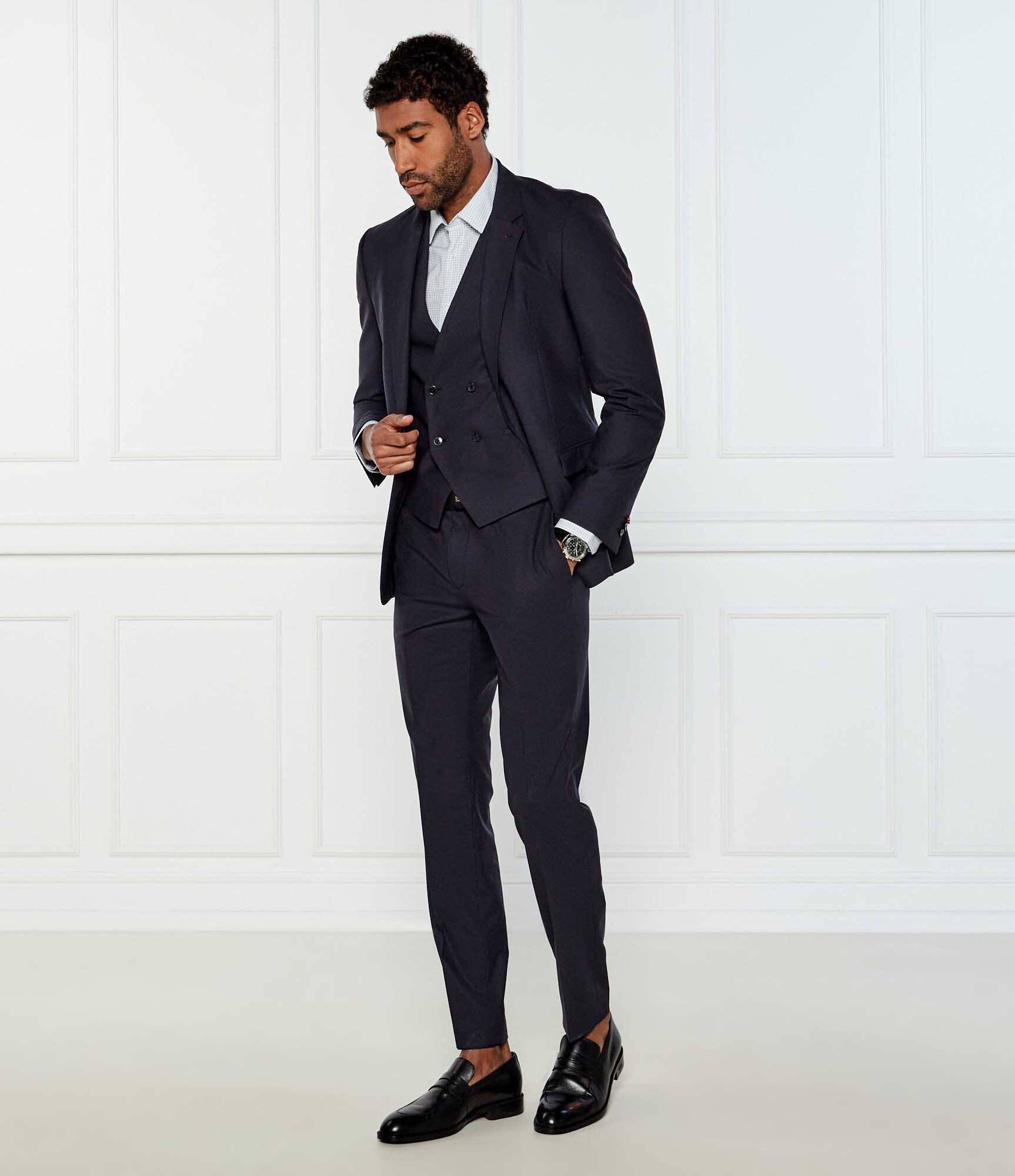 Hugo De lână costum Arti/Hesten242V1X | Extra slim fit