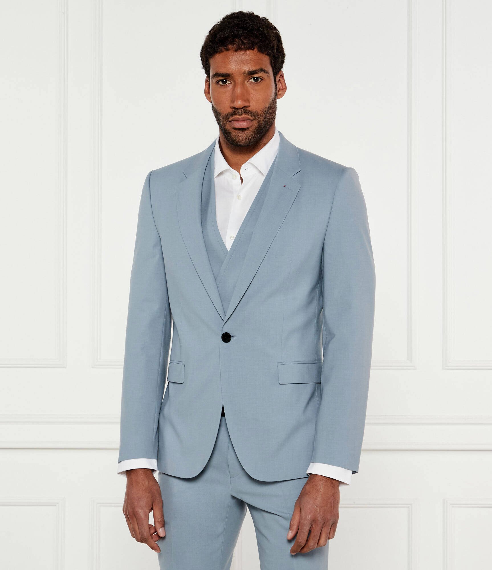 Hugo De lână costum Arti/Hesten242V1X | Extra slim fit