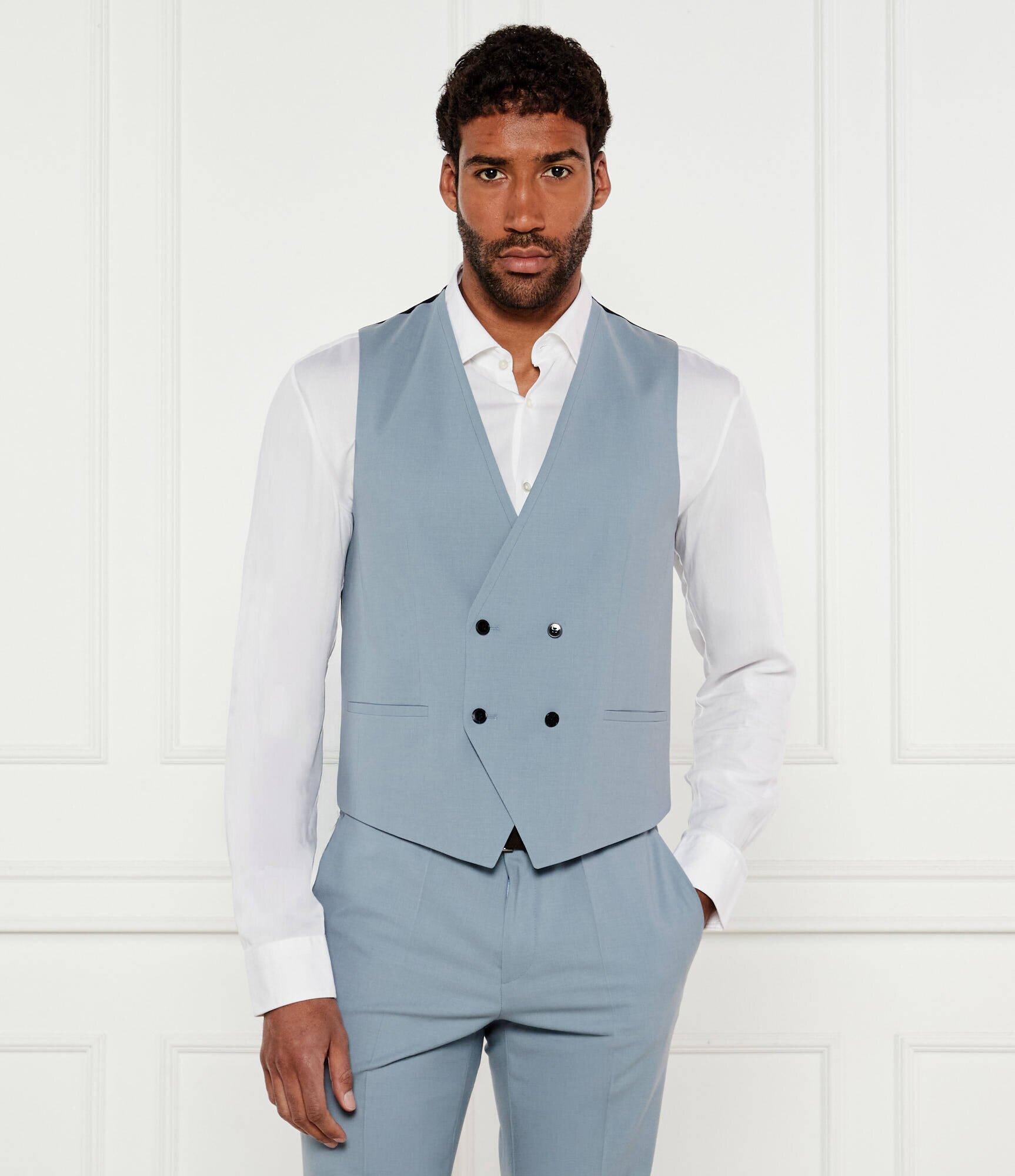Hugo De lână costum Arti/Hesten242V1X | Extra slim fit