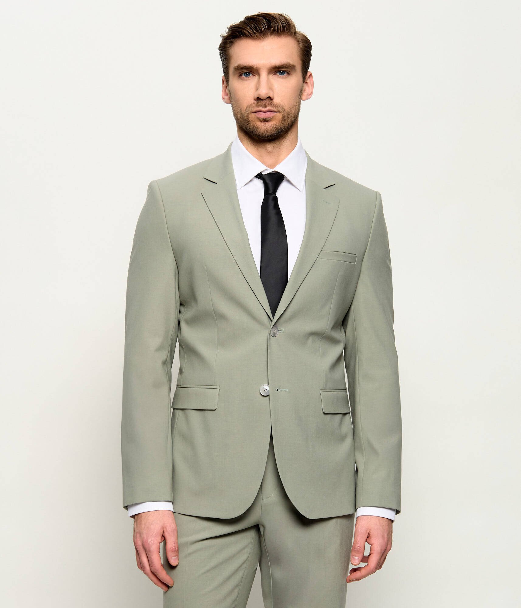 Hugo De lână costum Arti-Hesten253X | Extra slim fit