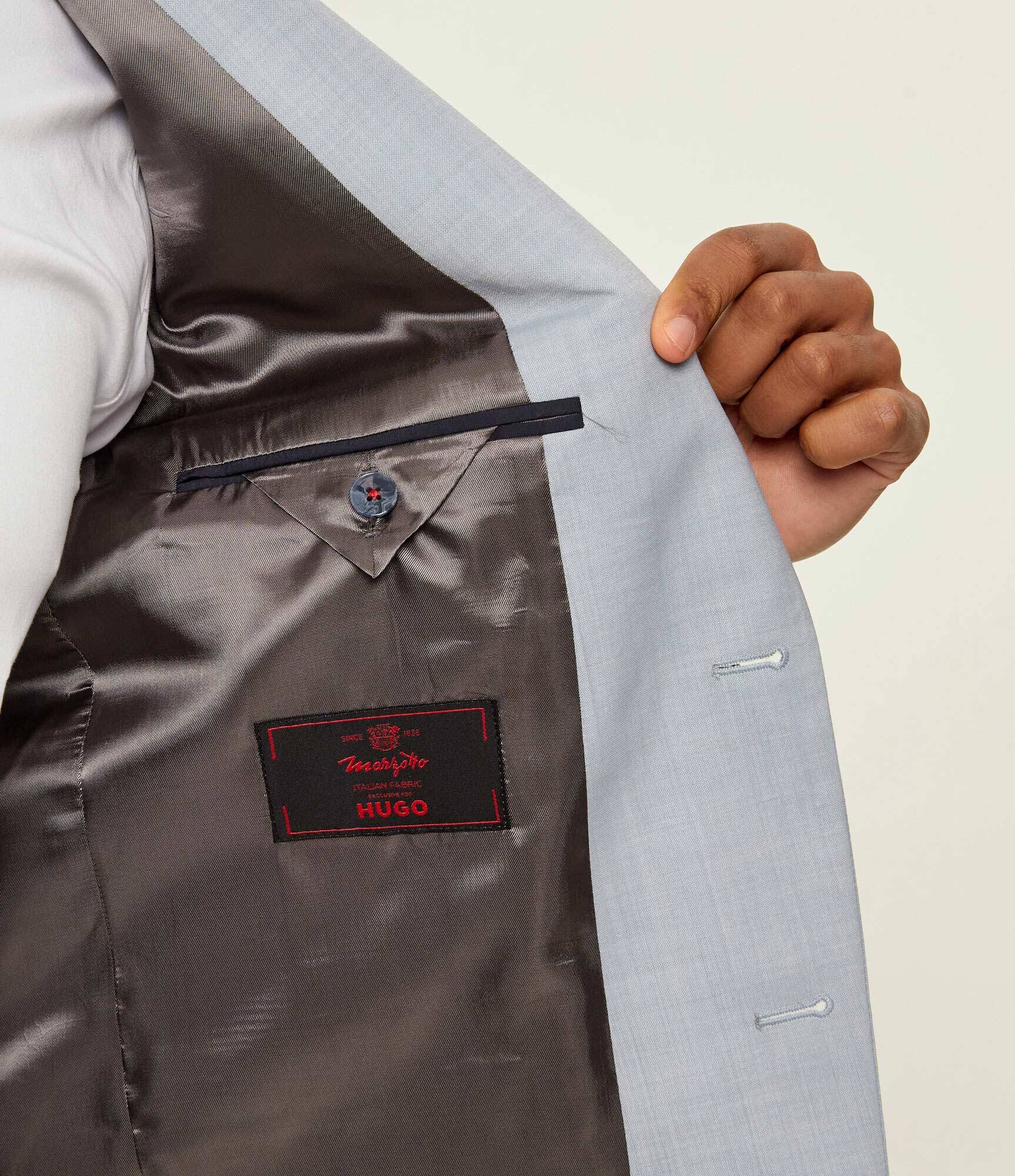 Hugo De lână costum Arti-Hesten253X | Extra slim fit