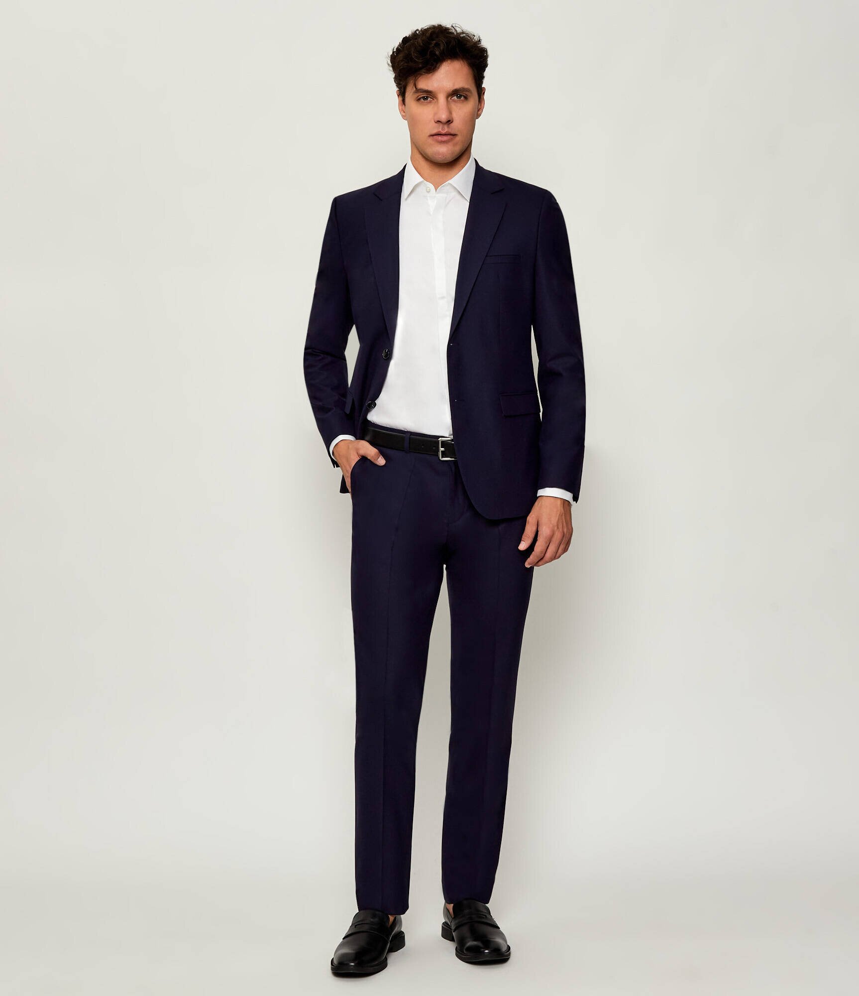 Hugo De lână costum Arti-Hesten253X | Extra slim fit