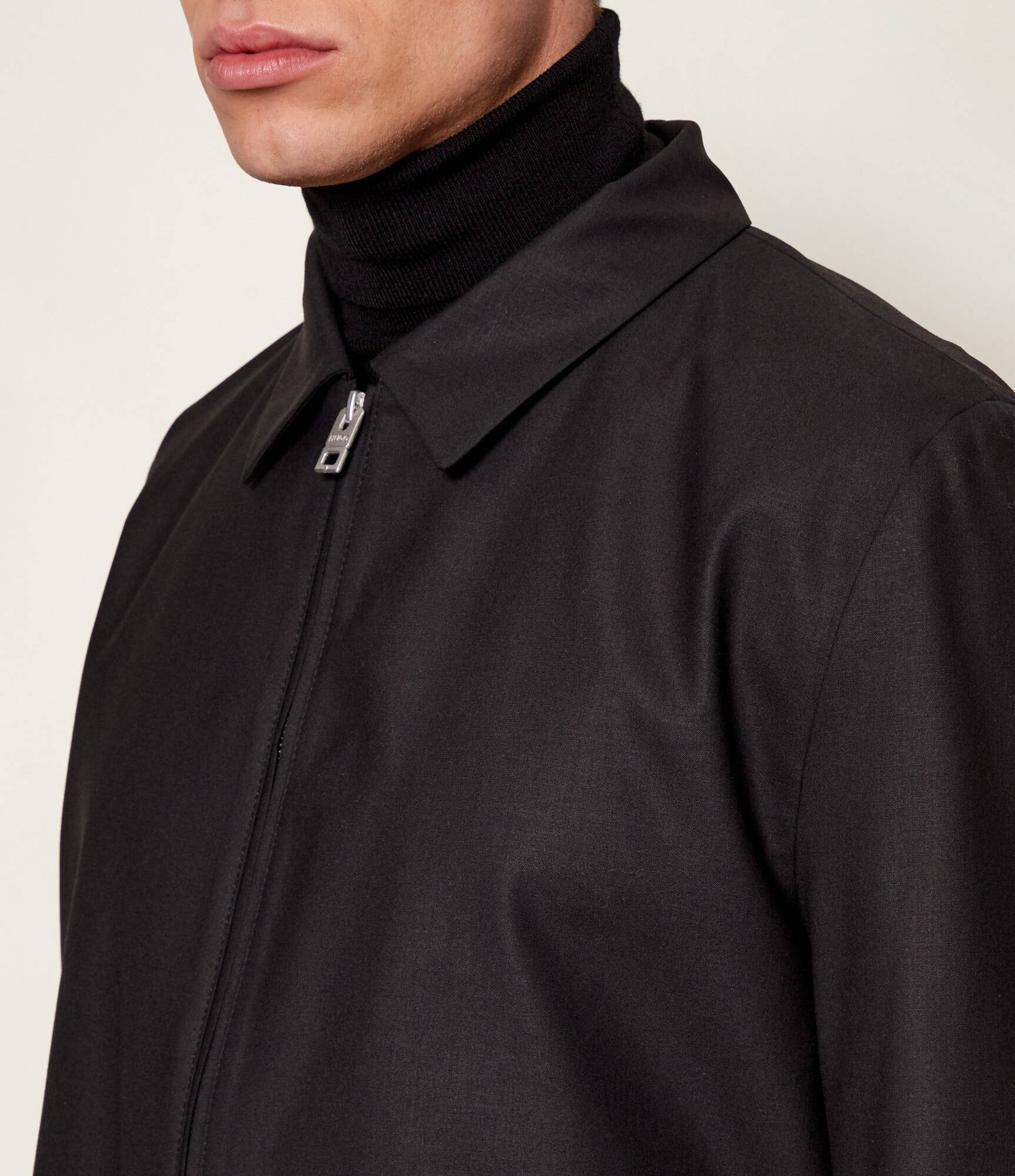 Hugo De lână geacă bomber Hellys261X | Slim Fit