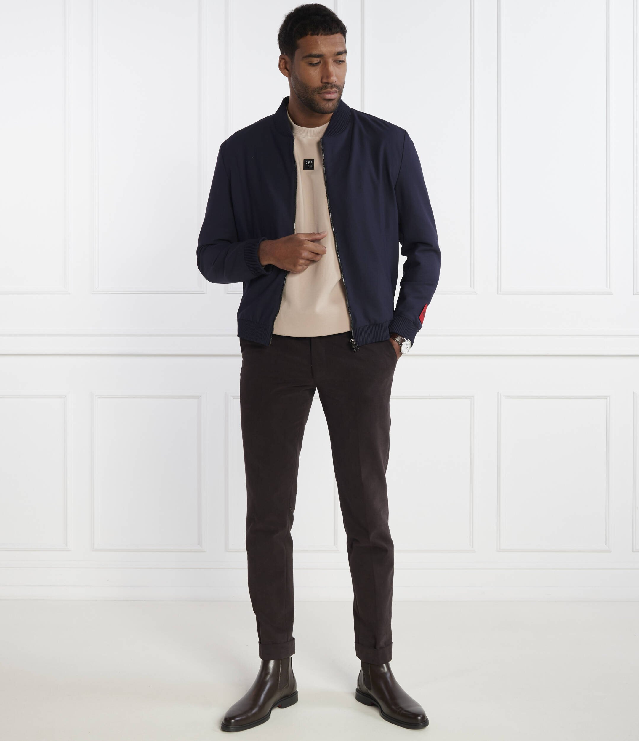 Hugo De lână geacă bomber Ukashi232X | Regular Fit