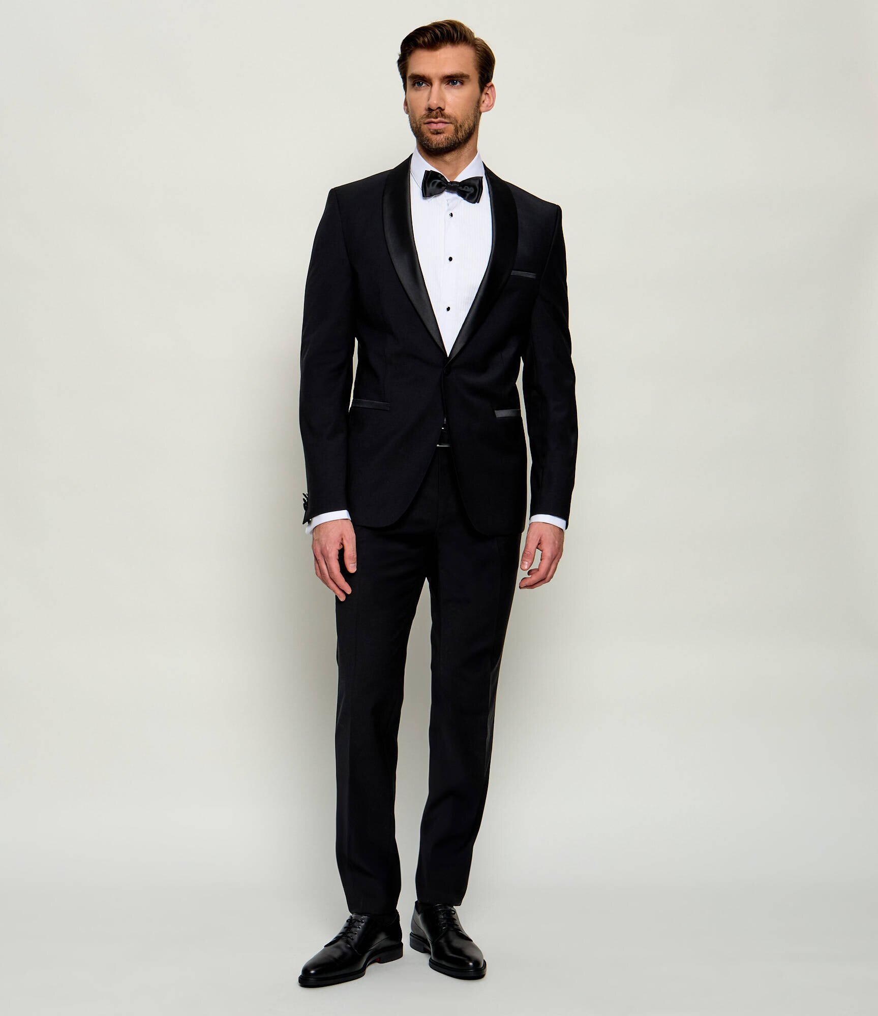 Hugo de lână pantaloni hestenm204x | extra slim fit