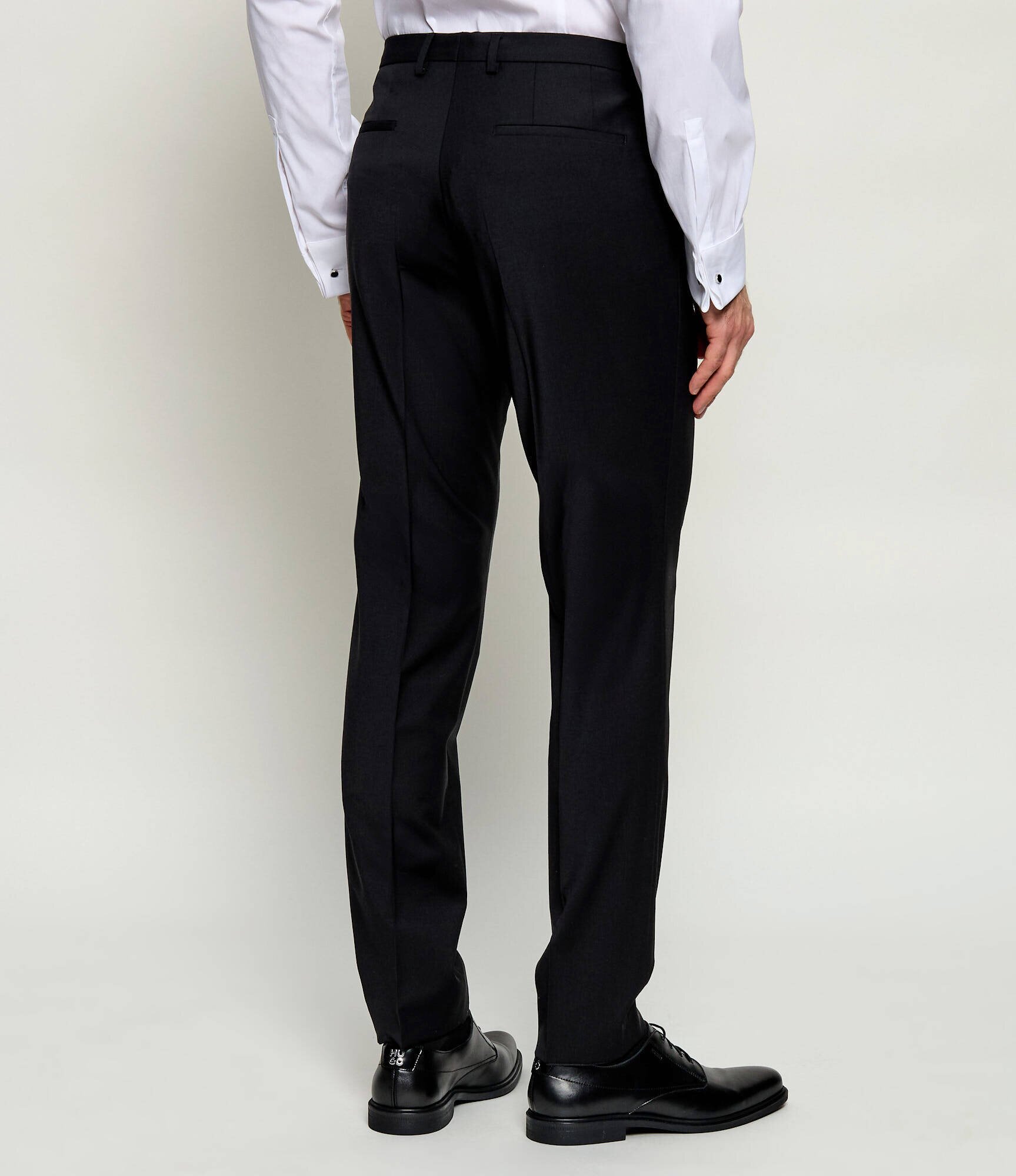 Hugo de lână pantaloni hestenm204x | extra slim fit