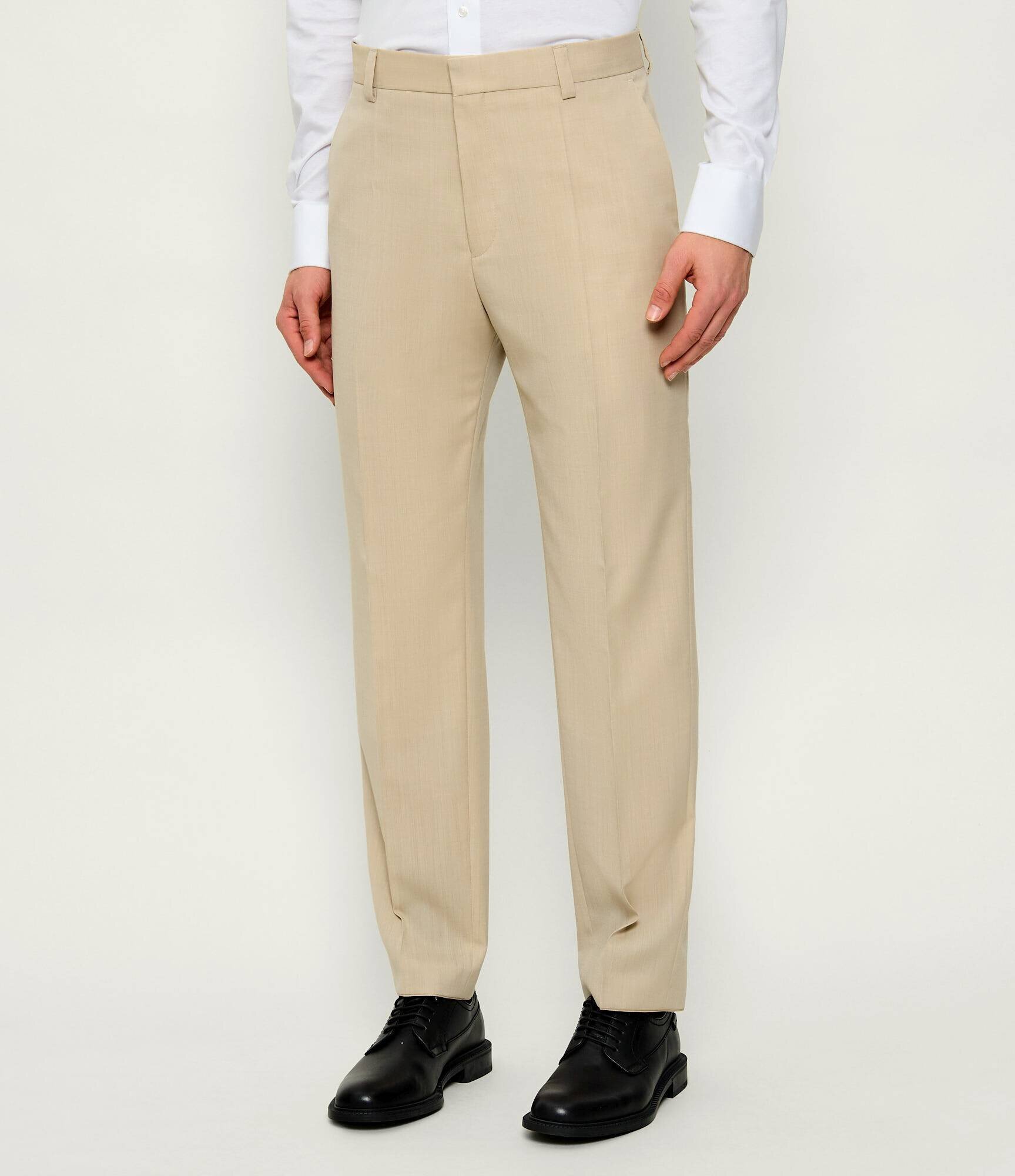 Hugo De lână pantaloni Teagan231X | regular fit