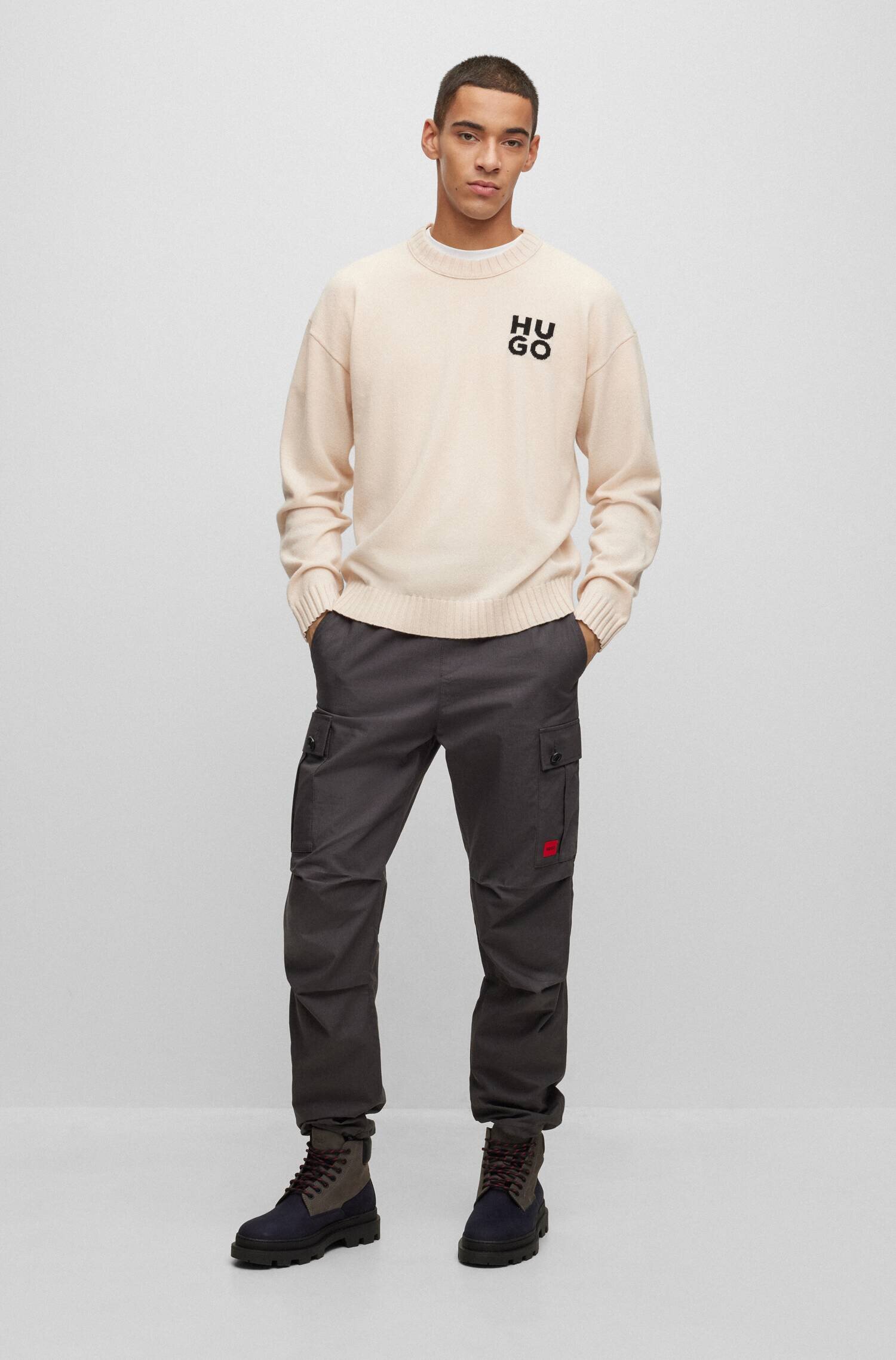 Hugo De lână pulover San Cassio-L | Regular Fit