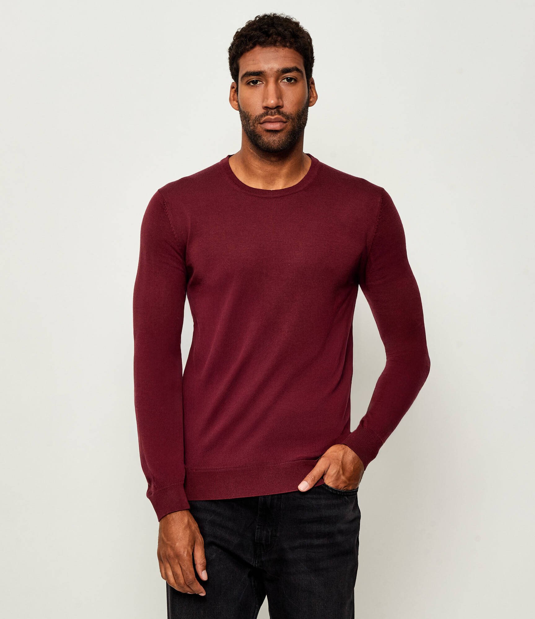 Hugo De lână pulover San Cedric | regular fit