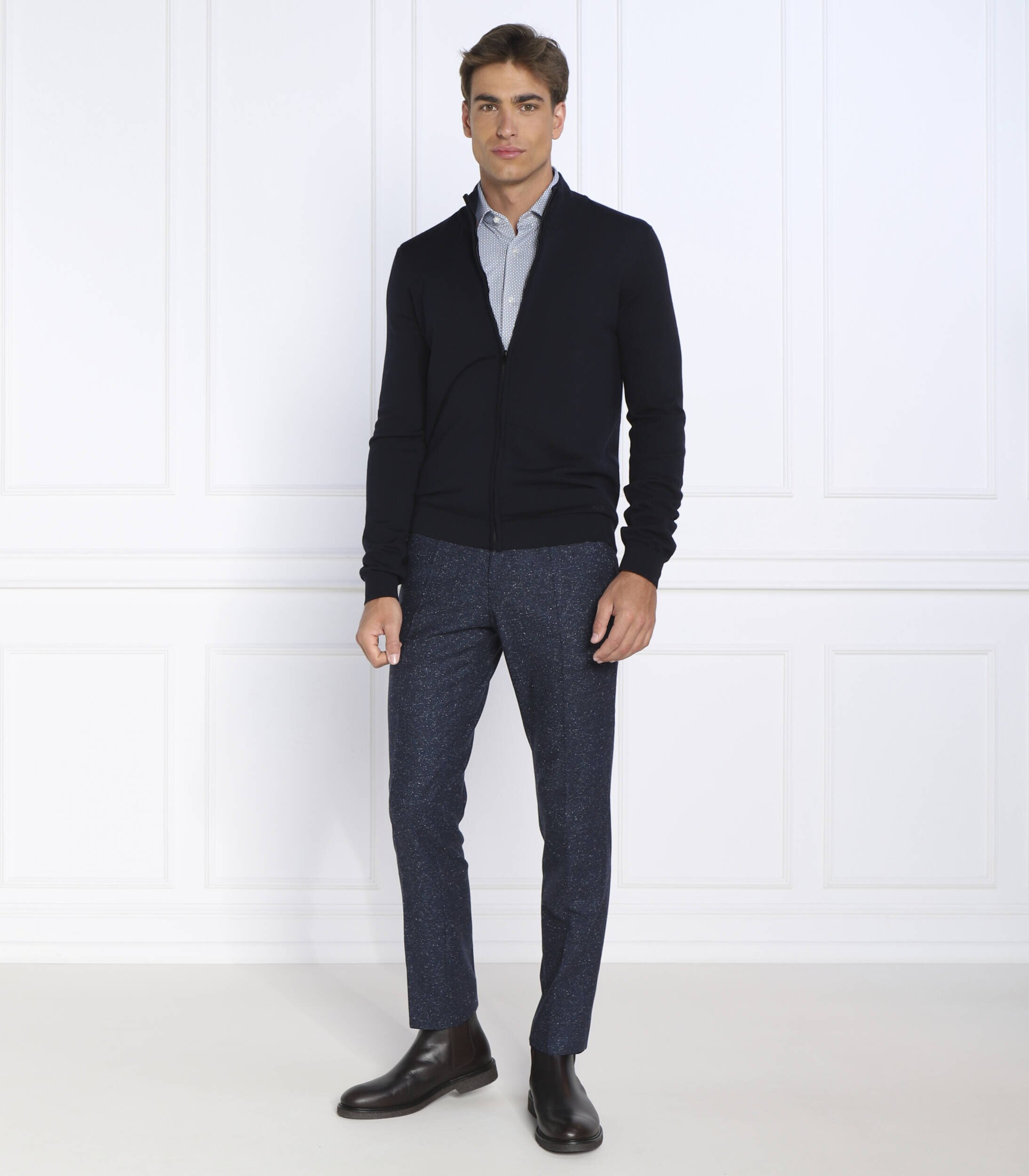 Hugo de lână pulover san jorge-m | slim fit