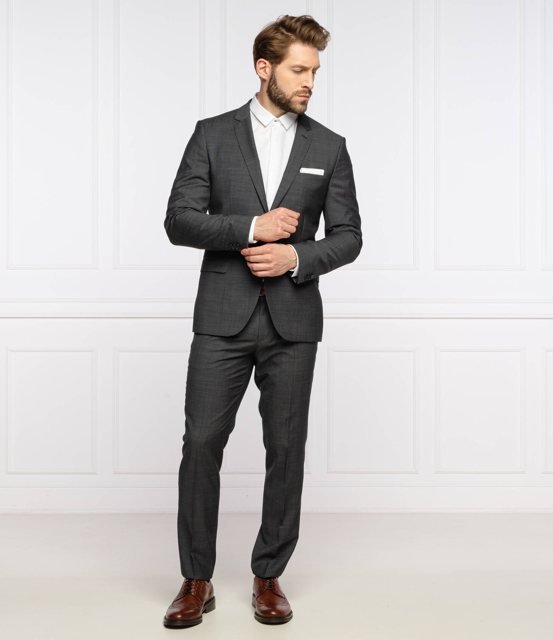 Hugo De lână sacou Arti212 | Extra slim fit