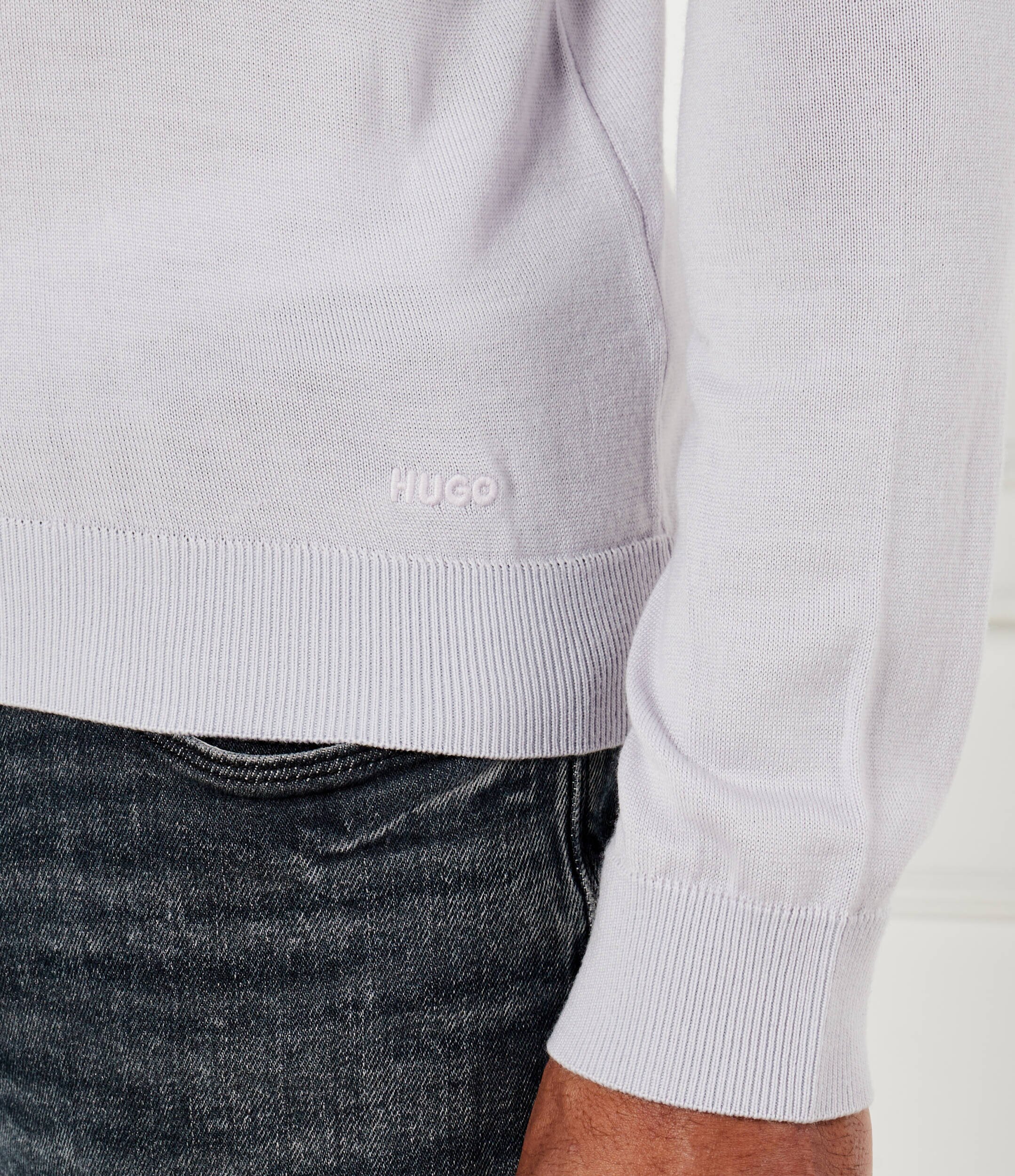 Hugo De mătase pulover San Cedric-M1 | Regular Fit