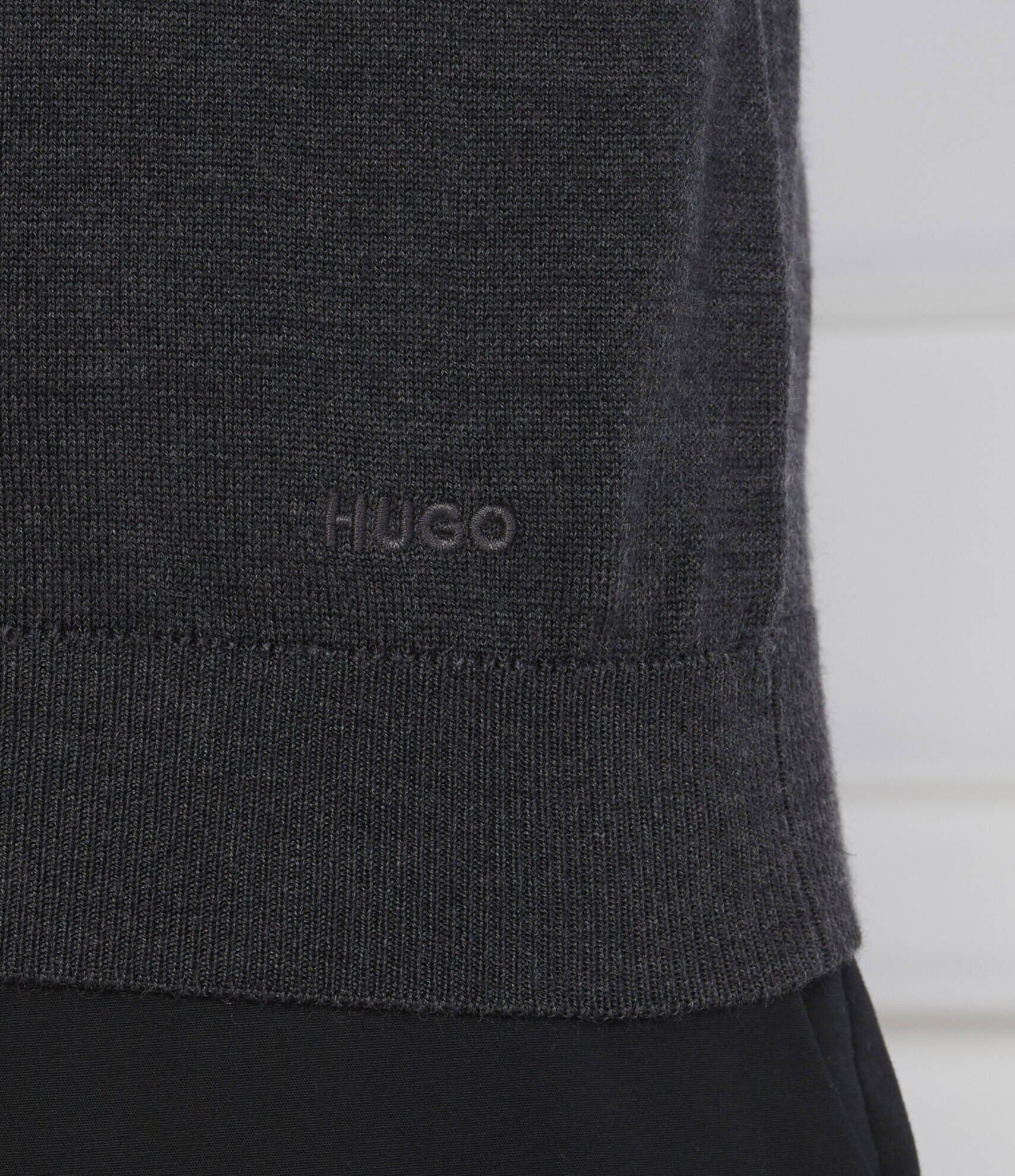 Hugo De mătase pulover San Cedric-M1 | Regular Fit