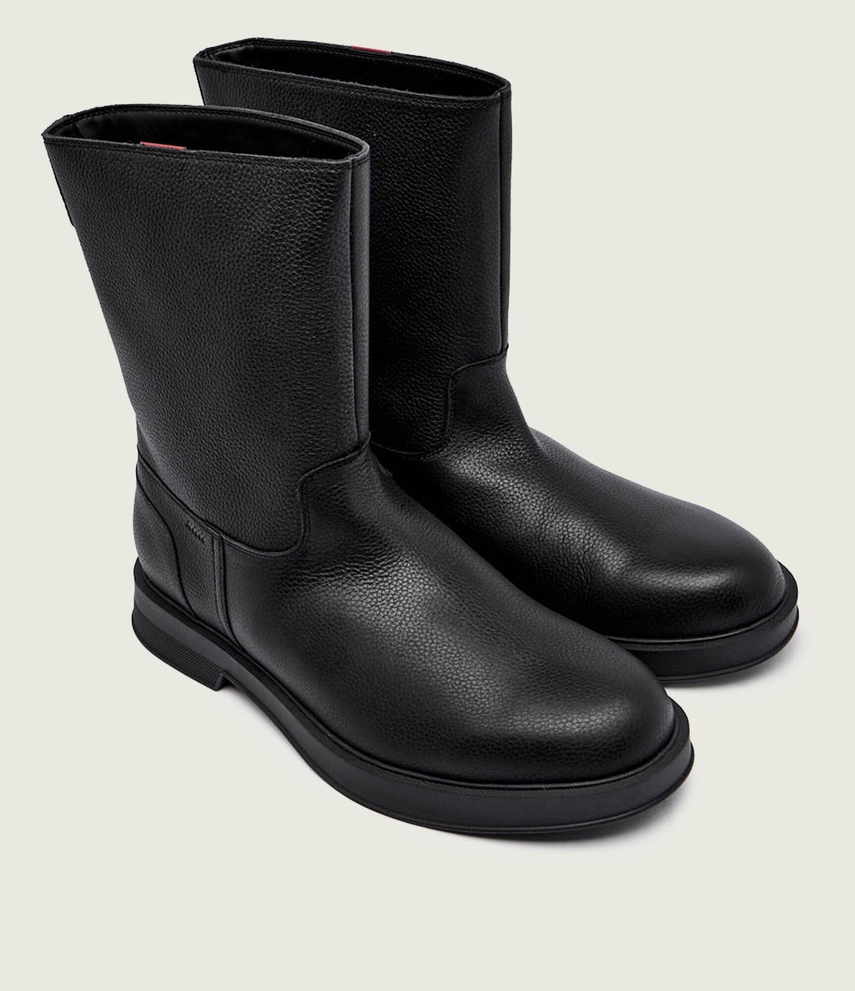 Hugo De piele încălțăminte înaltă Lenner_boot_grlt