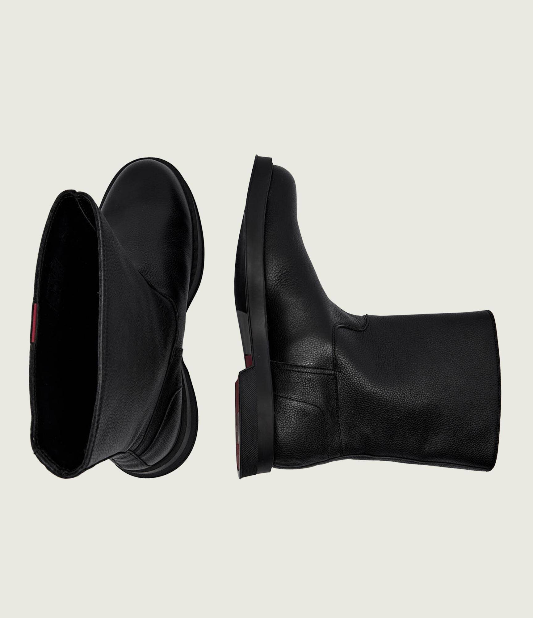 Hugo De piele încălțăminte înaltă Lenner_boot_grlt
