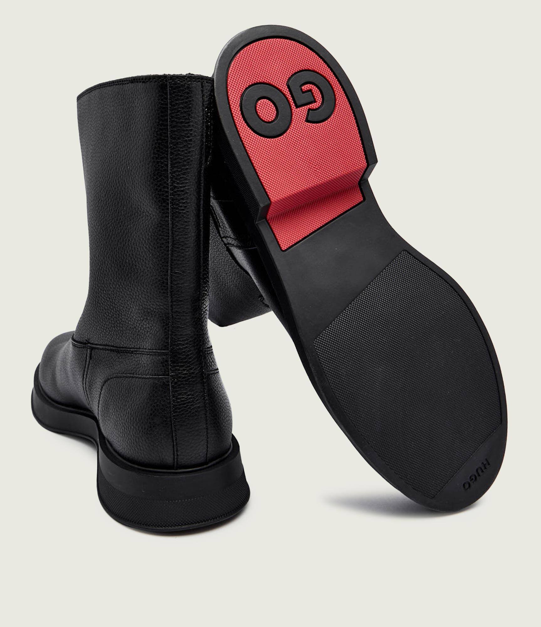 Hugo De piele încălțăminte înaltă Lenner_boot_grlt