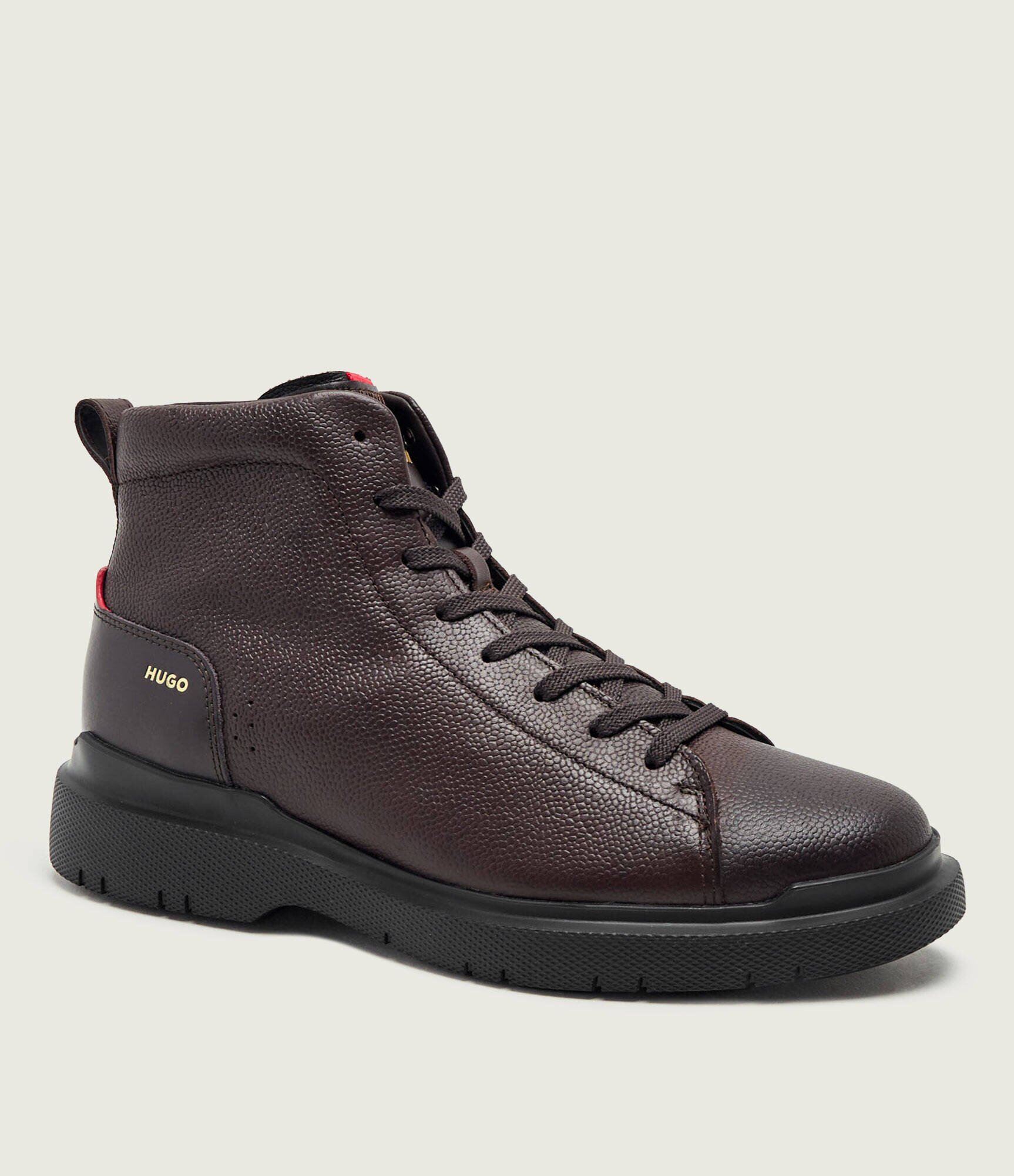 Hugo De piele încălțăminte înaltă Nash_halb_sg