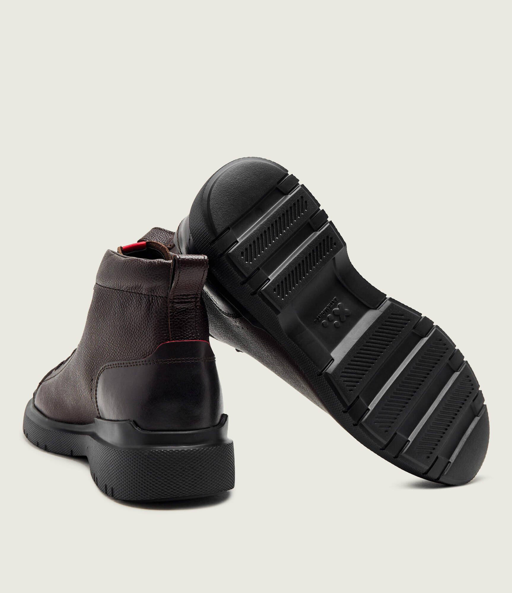 Hugo De piele încălțăminte înaltă Nash_halb_sg