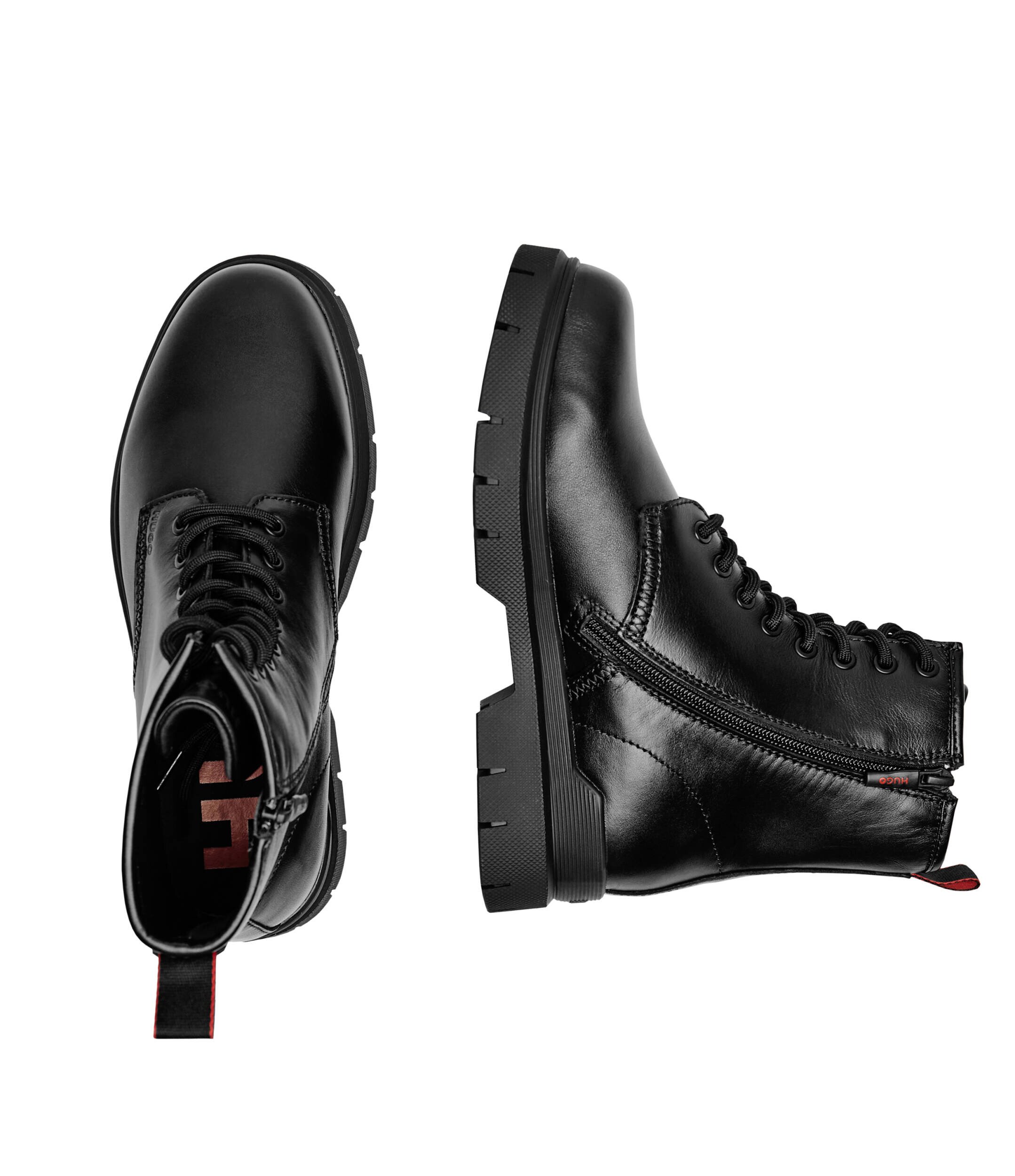 Hugo De piele încălțăminte înaltă Ryan