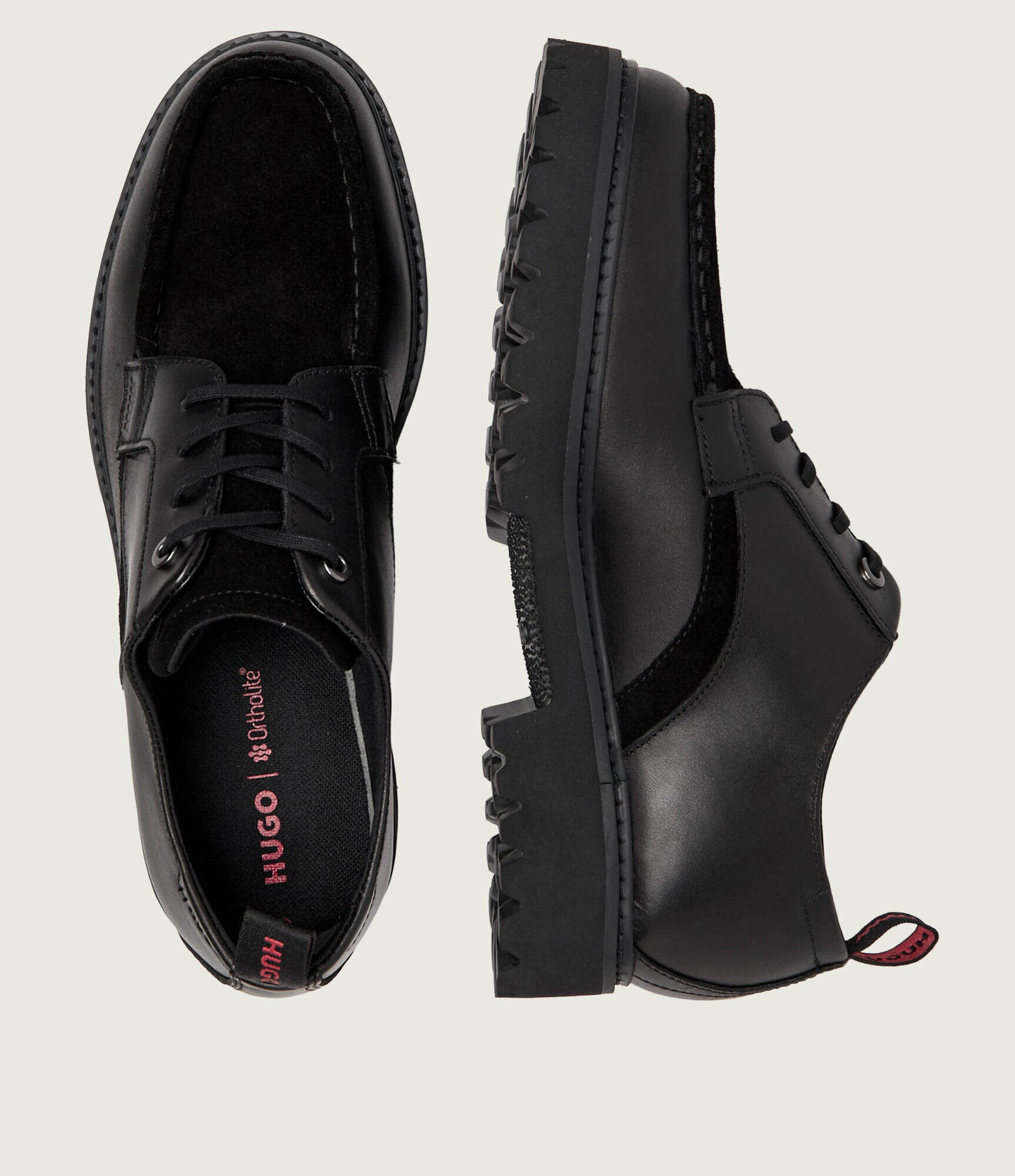 Hugo De piele pantofi loafer Draven_derb_plltsd | piele întoarsă