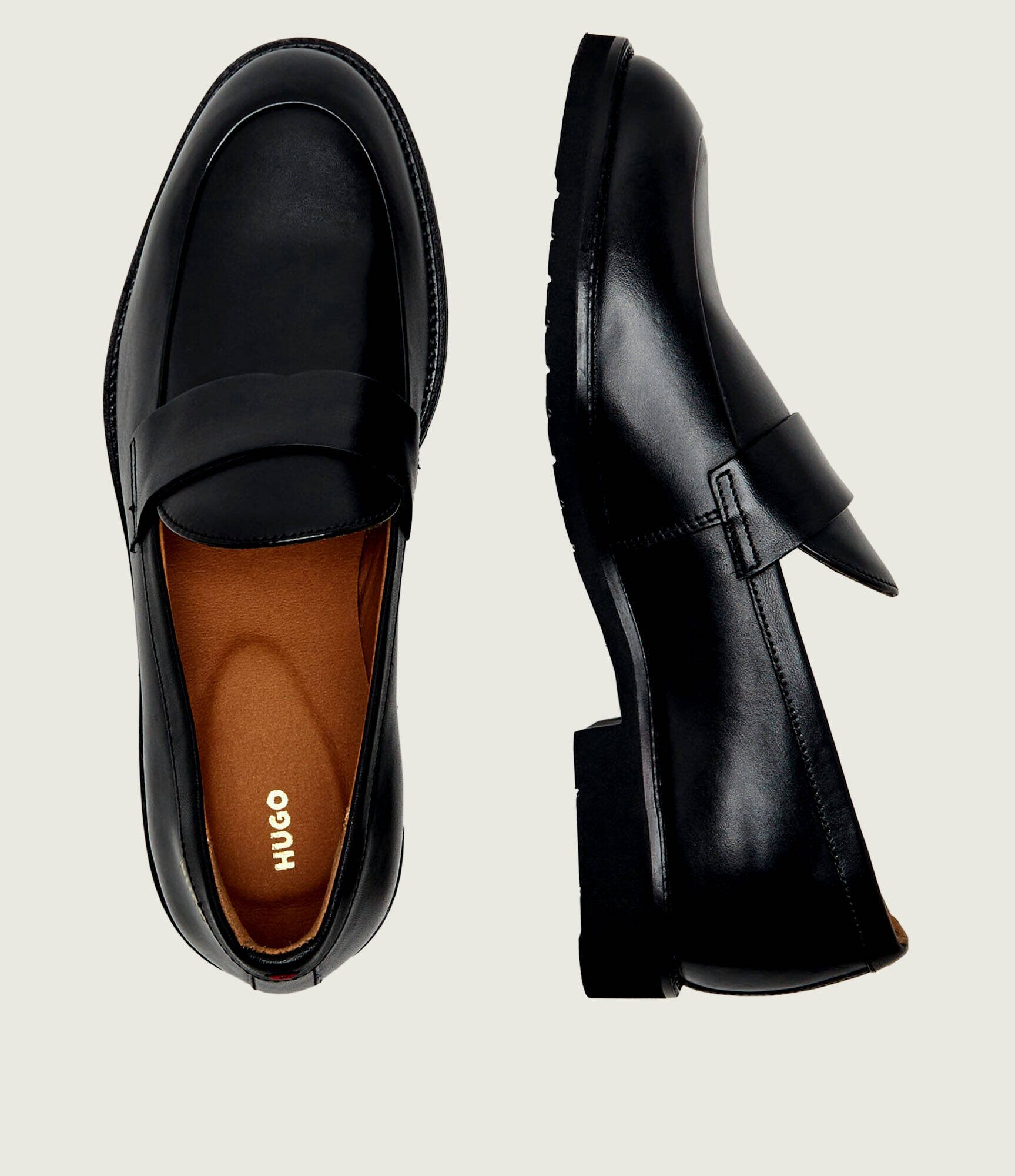 Hugo De piele pantofi loafer Ginsby_loaf_lt