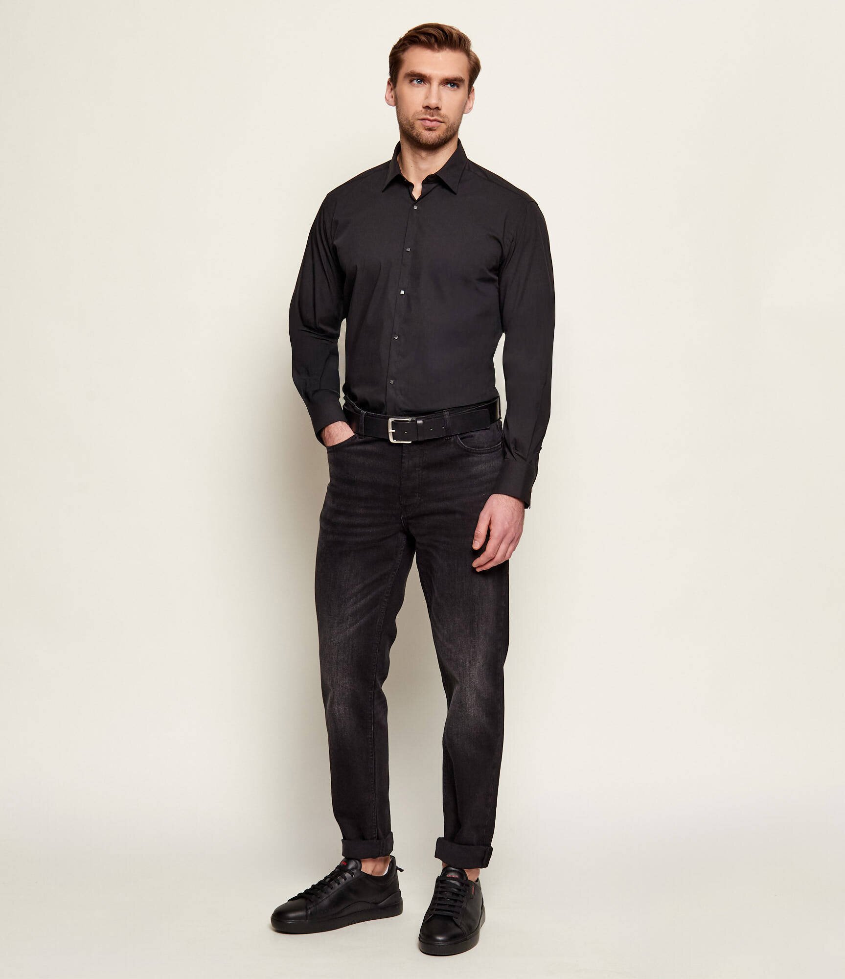 Hugo De piele sneakers Blake Tenn lt N