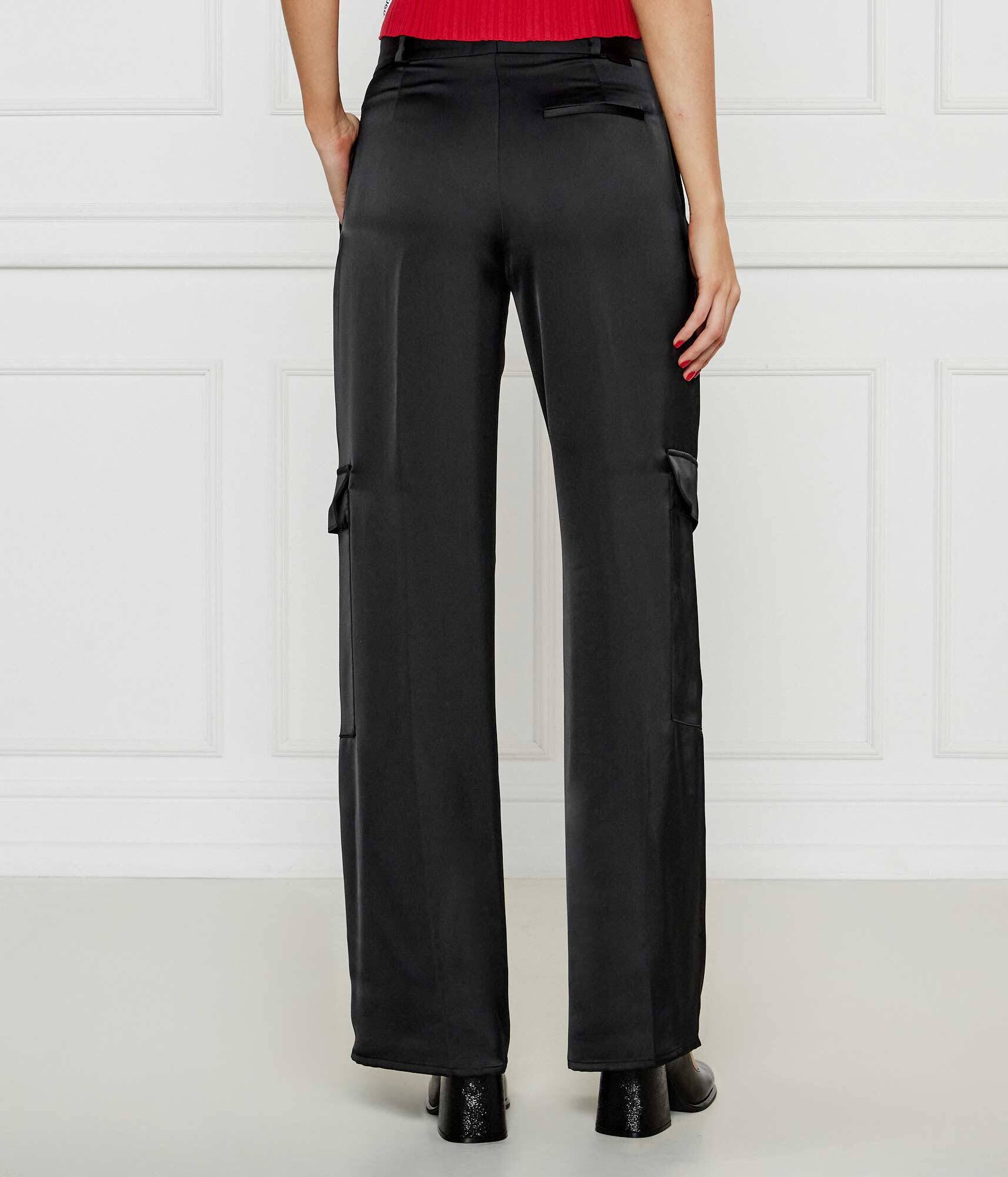 Hugo De satin pantaloni Hanira-1 | Loose fit